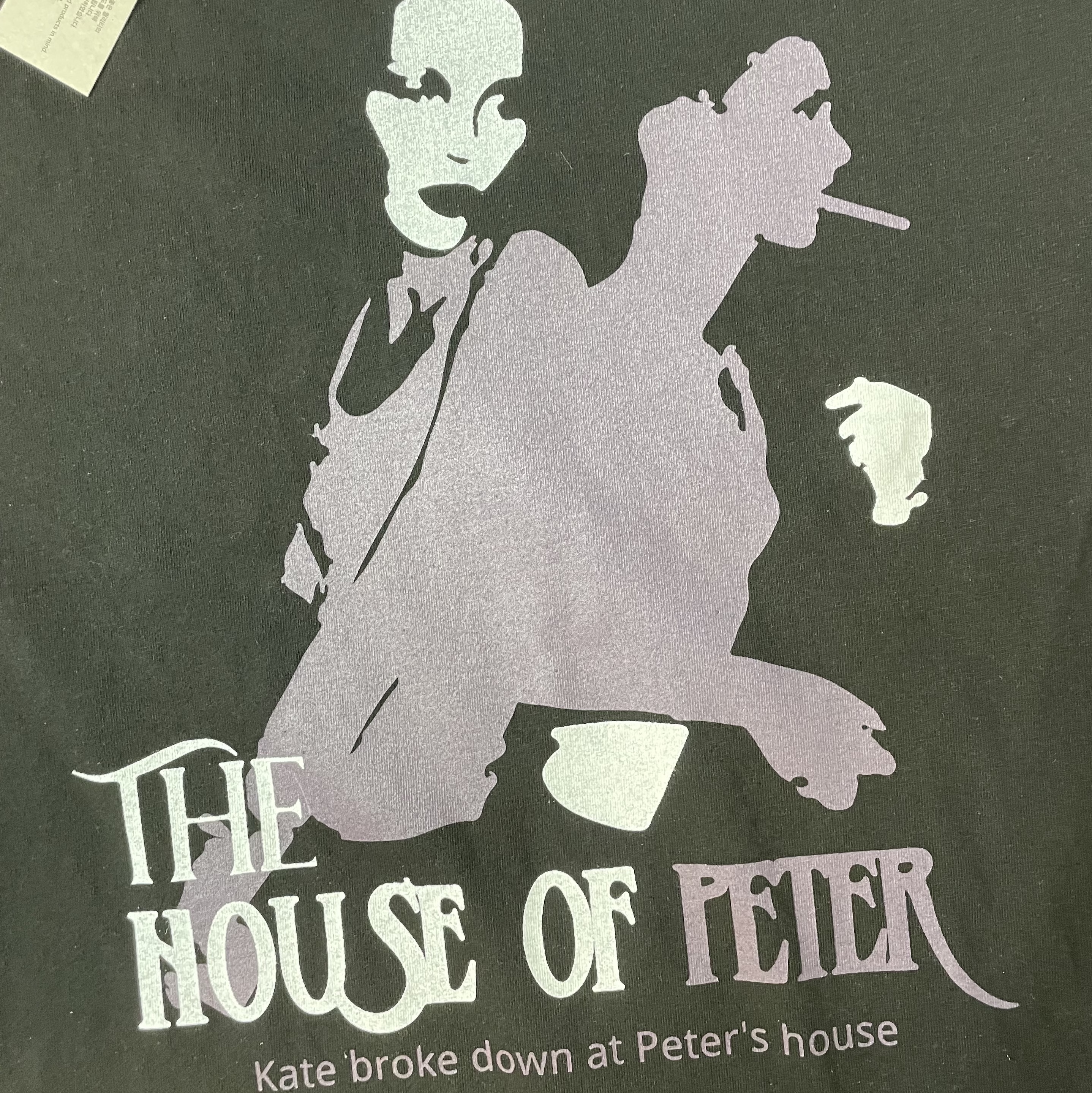 Undermycar House of Peter Graphic T-Shirt Black - 23SS 착용 스타일 - 2