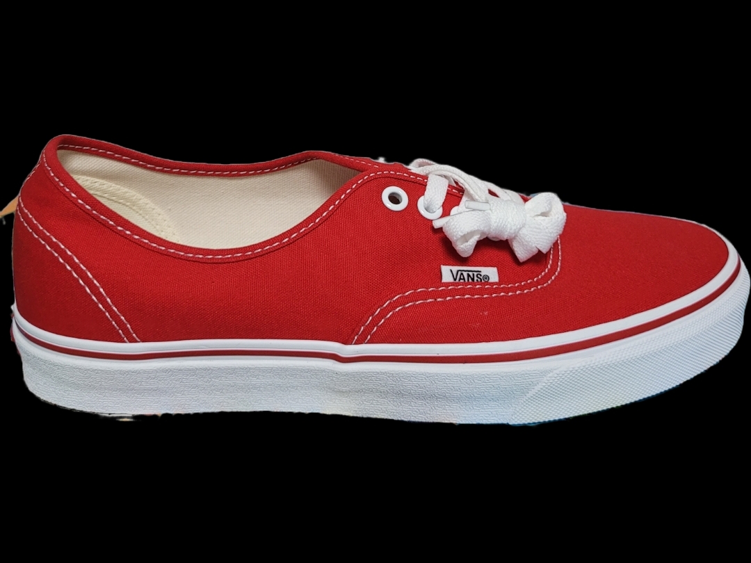 Vans Authentic Red 착용 스타일