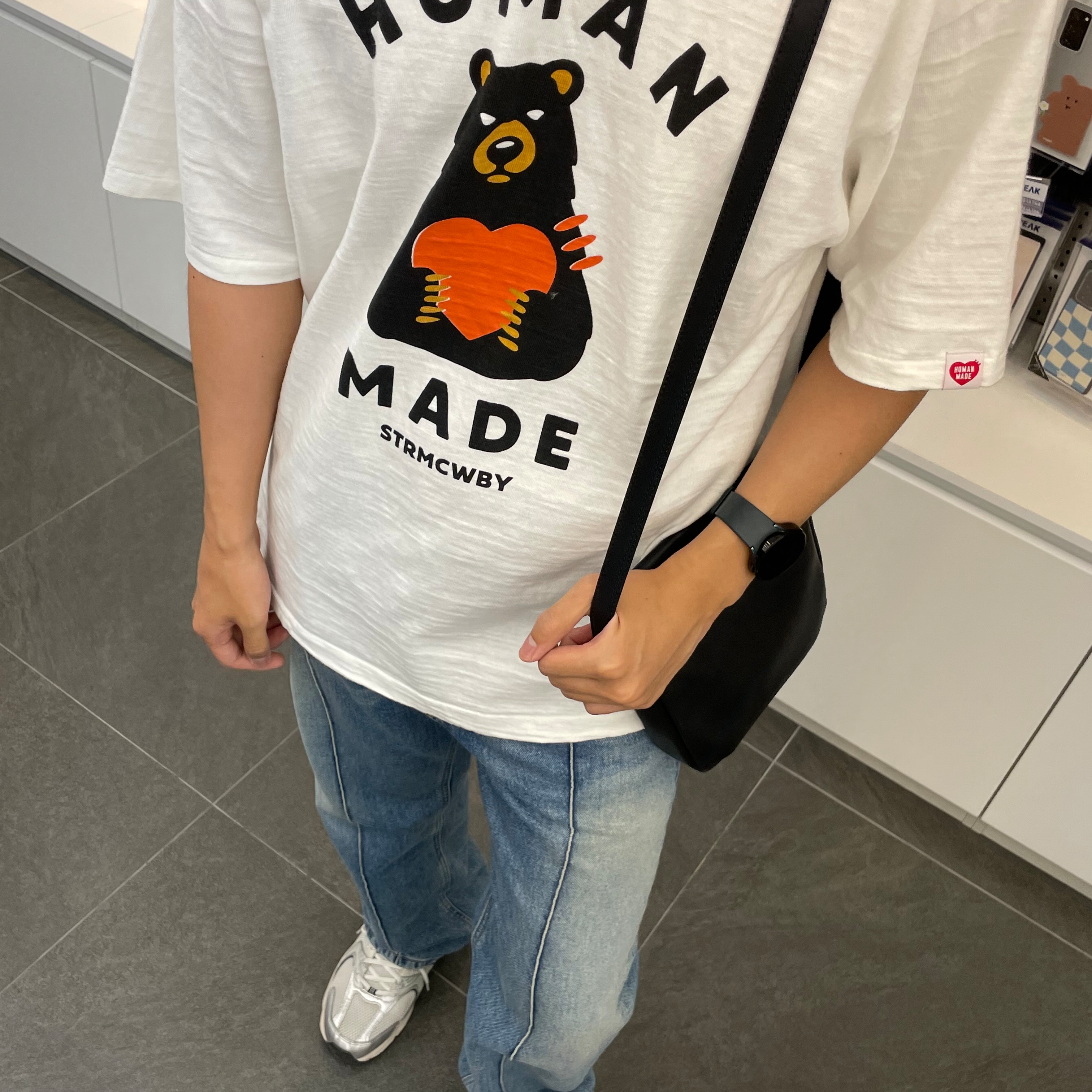 Human Made Graphic T-Shirt #13 White 착용 스타일 - 1