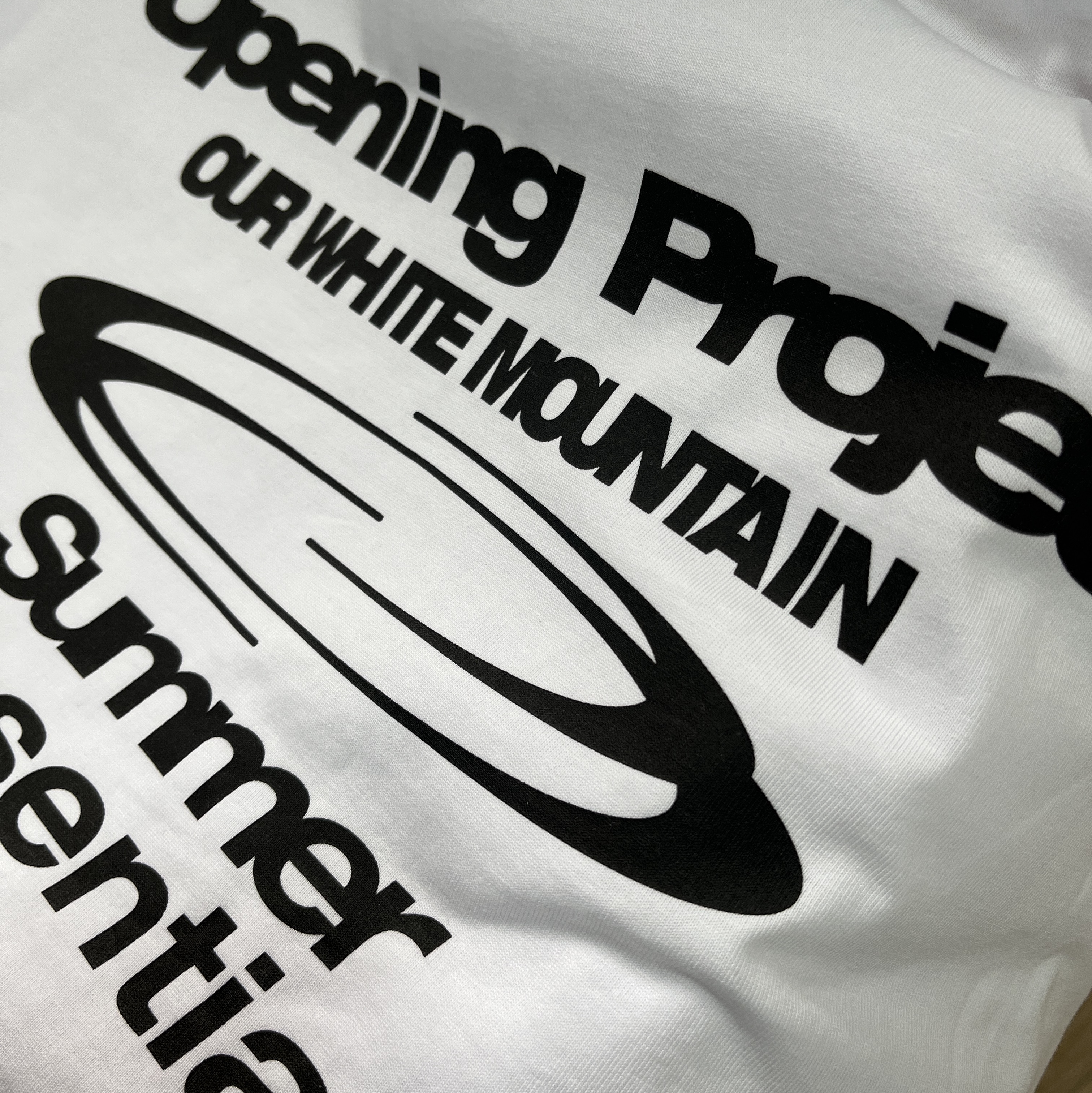 Opening Project Essential T-Shirts White 착용 스타일