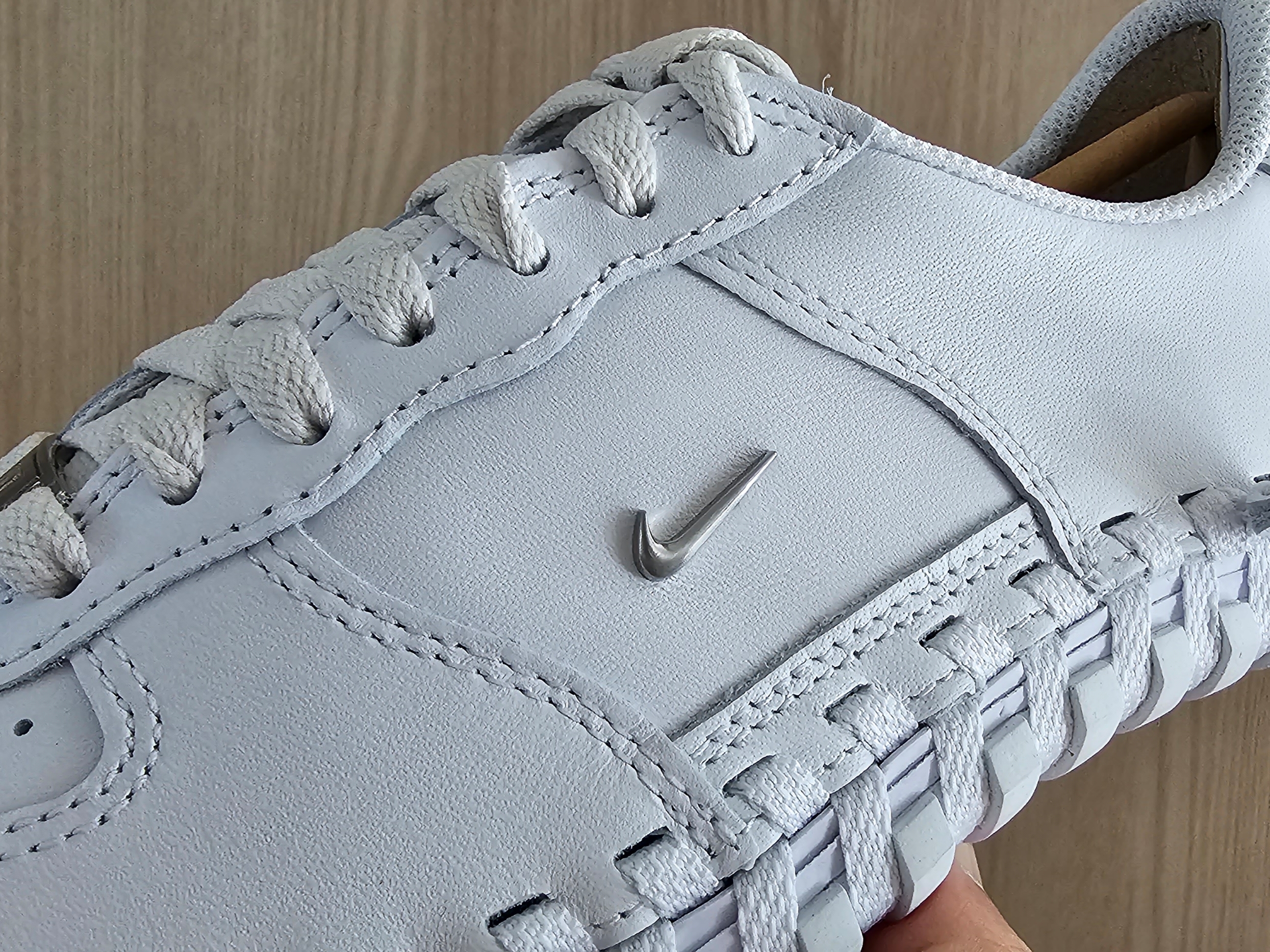 Nike x Jacquemus J Force 1 Low LX SP White 착용 스타일