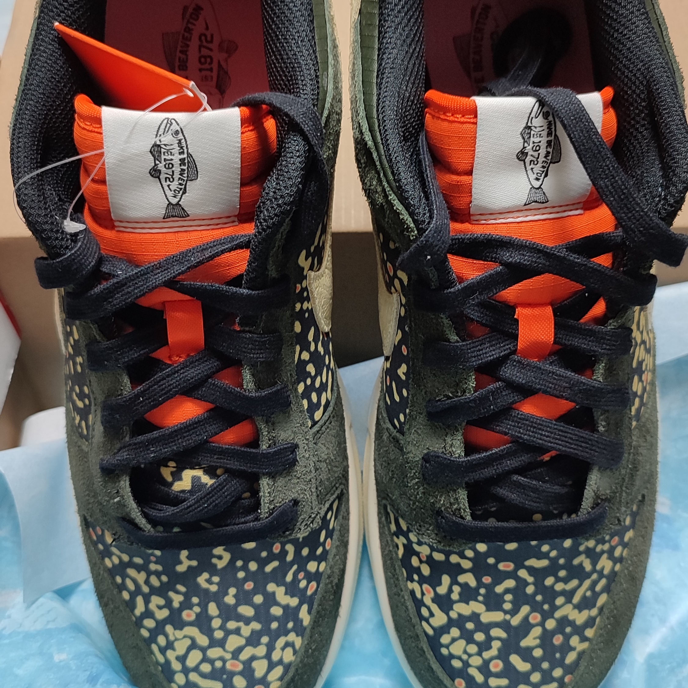 Nike Dunk Low Retro SE Sequoia Alabaster 착용 스타일 - 1