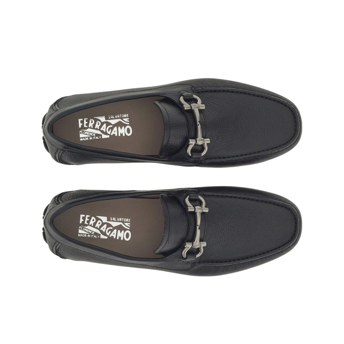 페라가모 간치니 오너먼트 드라이버 블랙 - EEE(Ferragamo Driver with Gancini Ornament Black - EEE) - 2
