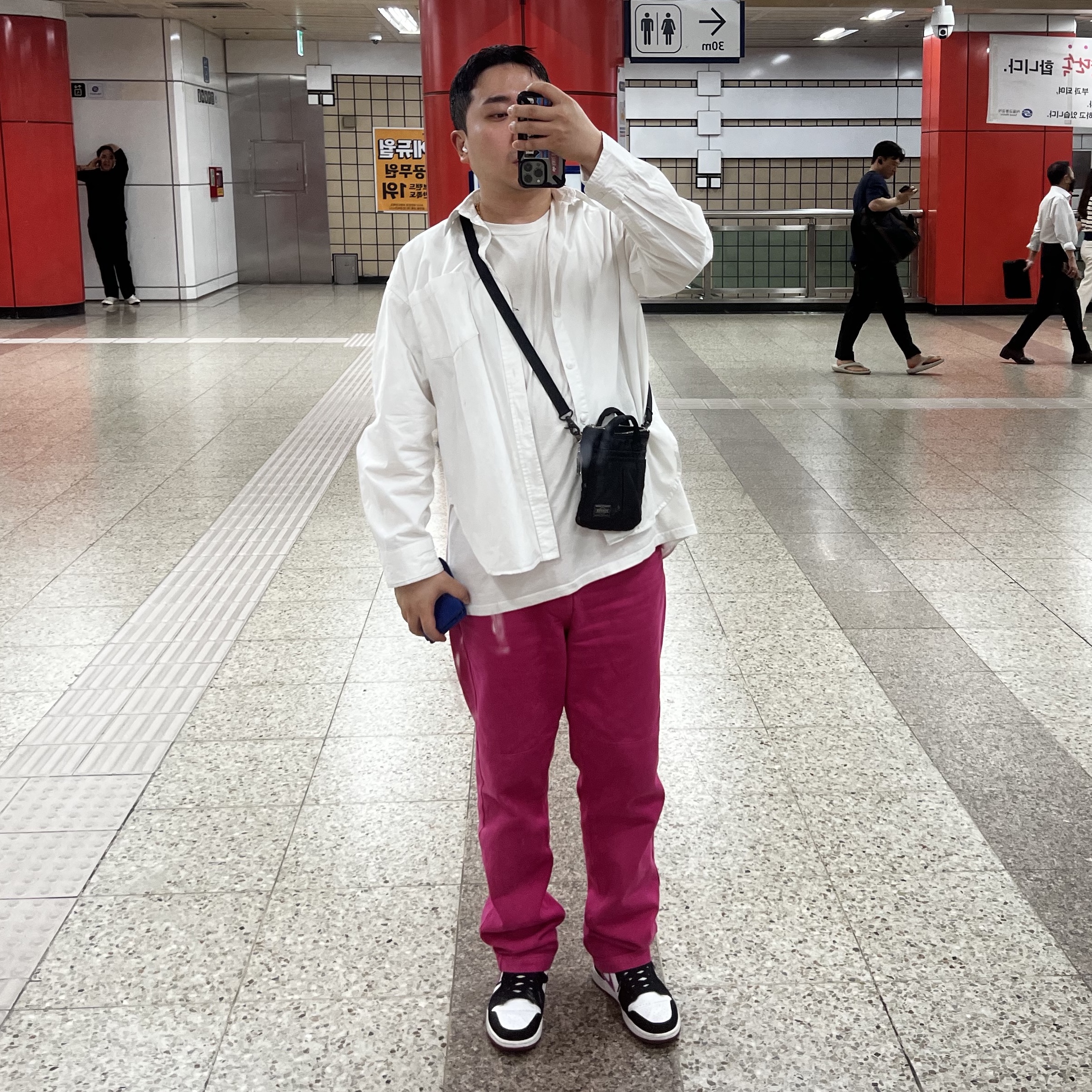 (W) Jordan 1 Mid Cactus Flower 착용 스타일