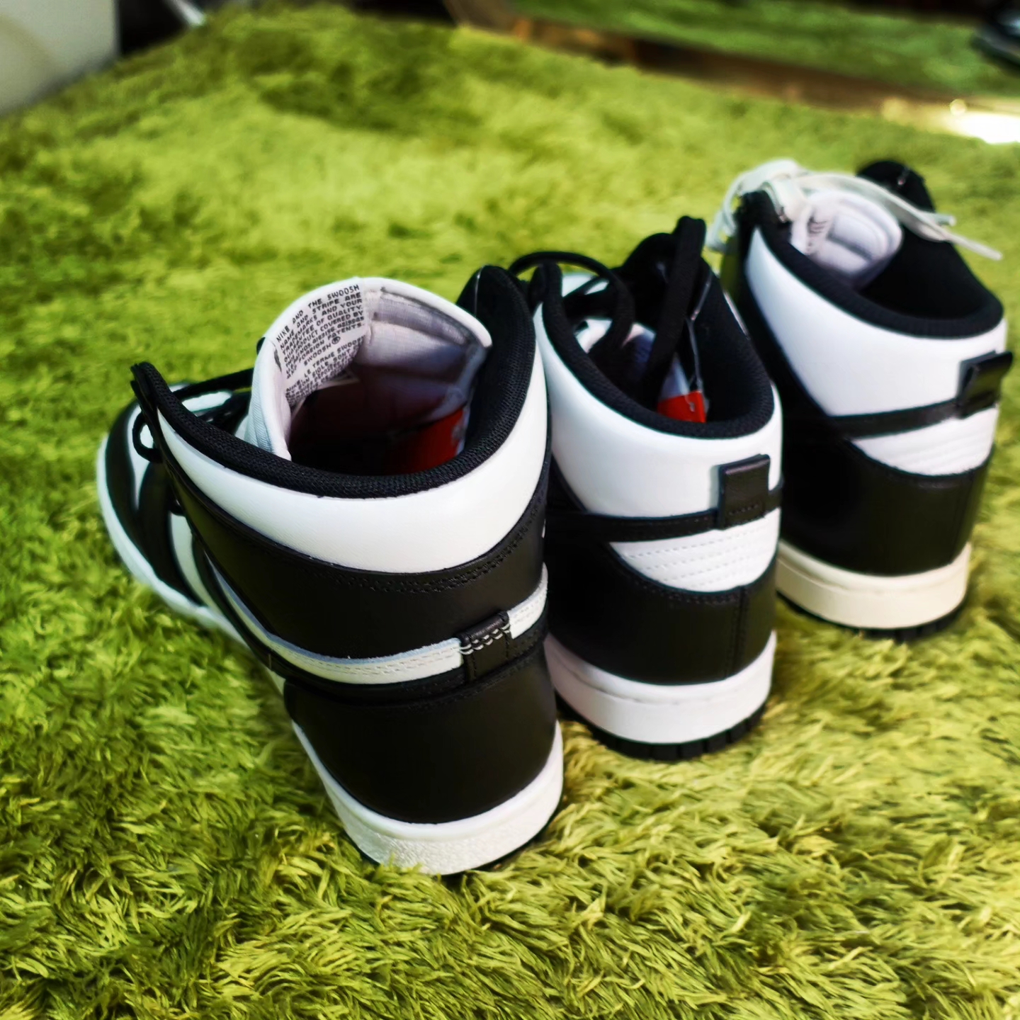 Jordan 1 High 85 Black White, Nike Dunk High Retro Championship White 착용 스타일 - 4
