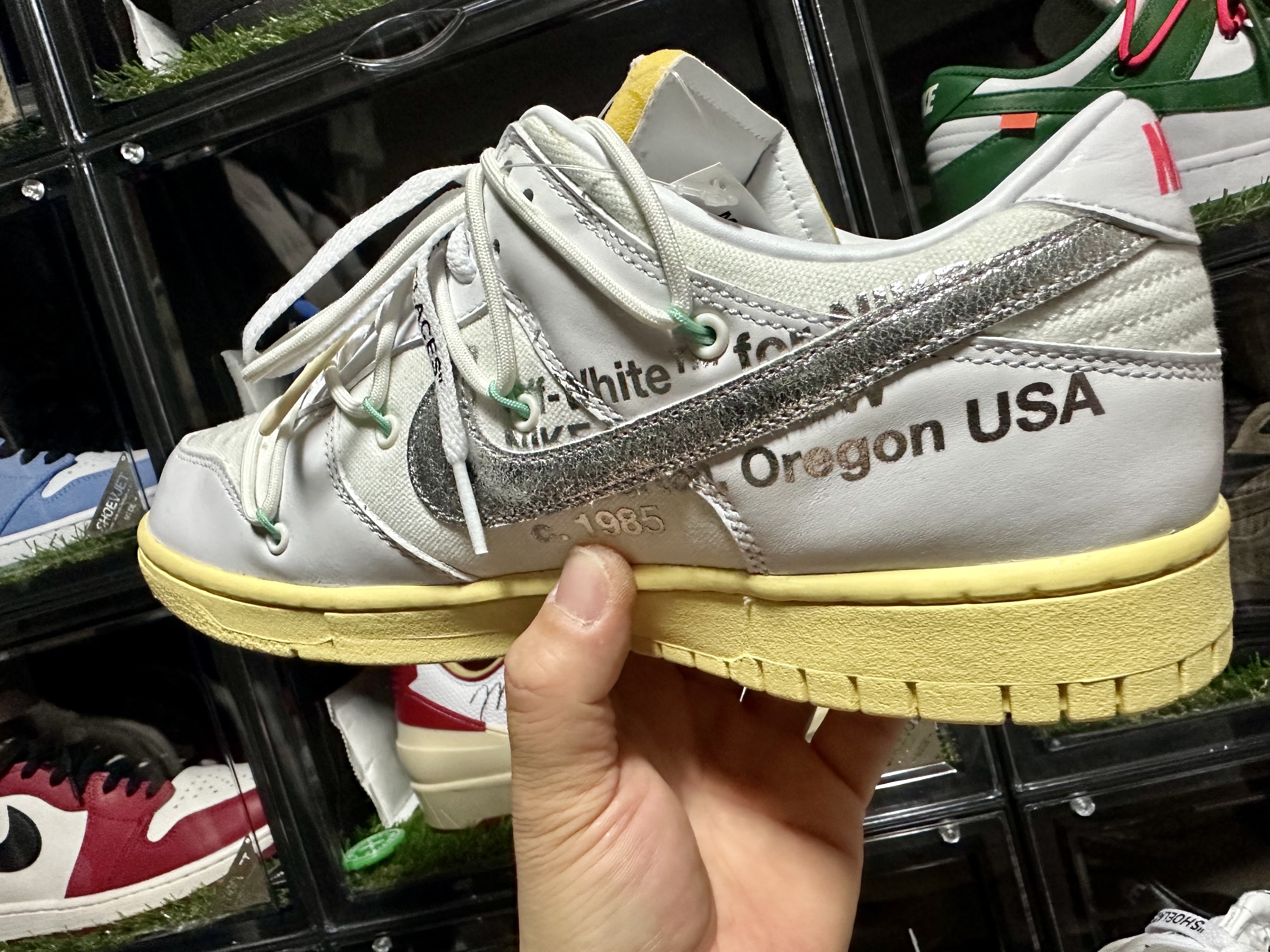 Nike x Off-White Dunk Low The 50 - Lot 1 착용 스타일 - 5
