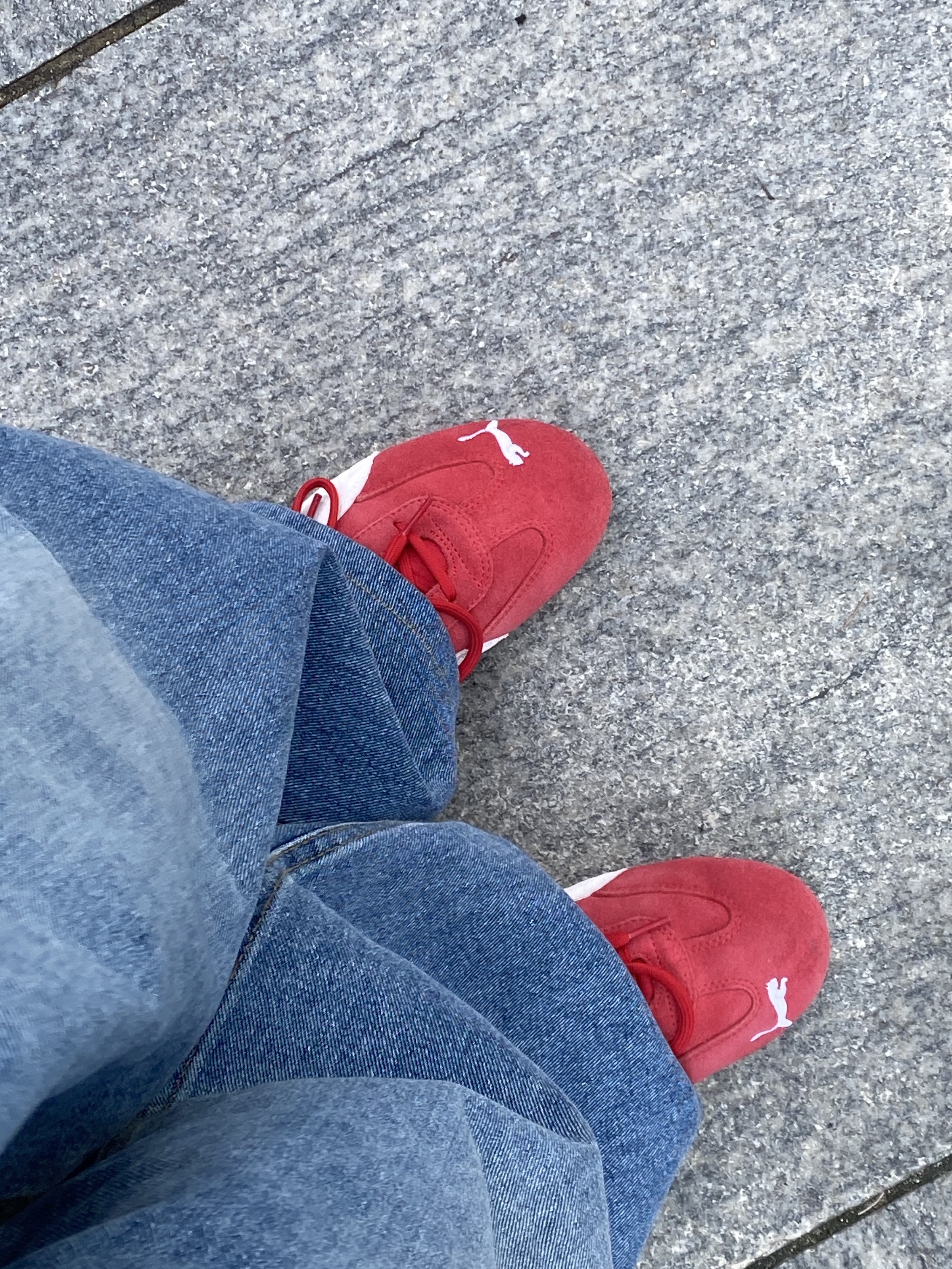 Puma Speedcat LS High Risk Red White, (W) Puma Speedcat LS High Risk Red White 착용 스타일