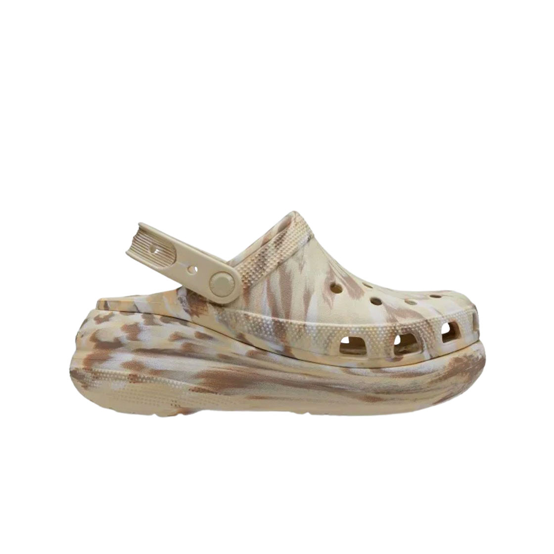 크록스 클래식 크러쉬 마블드 클로그 본 멀티(Crocs Classic Crush Marbled Clog Bone Multi)