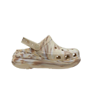 Crocs Classic Crush Marbled Clog Bone Multi