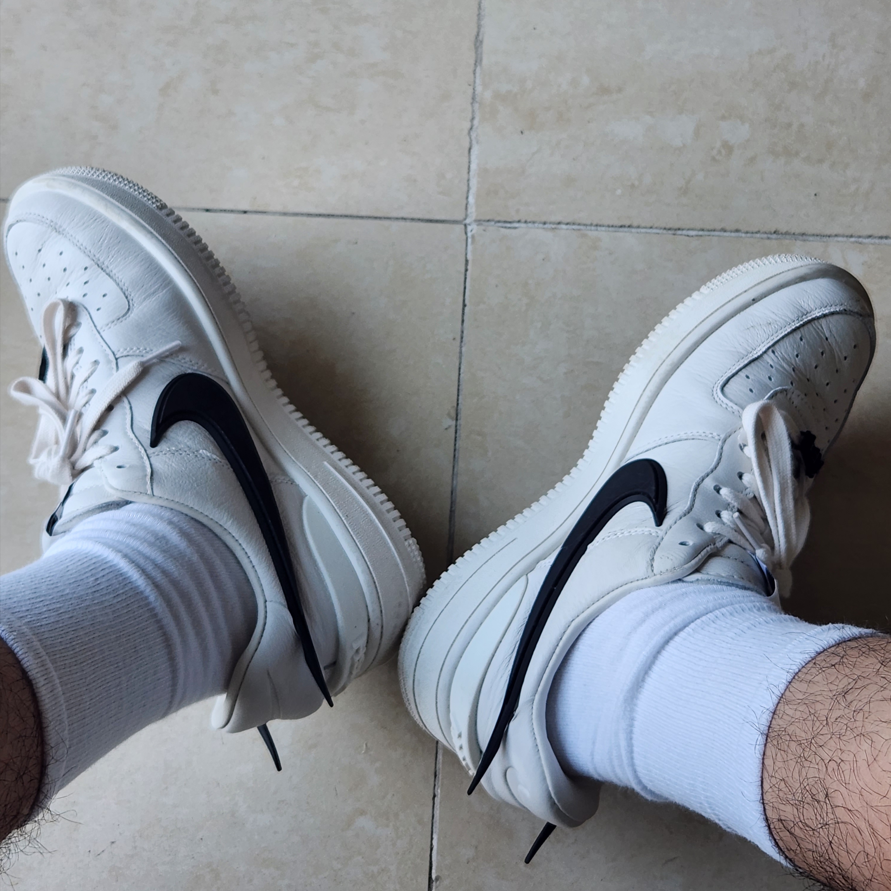 Nike x Ambush Air Force 1 Low SP Phantom 착용 스타일