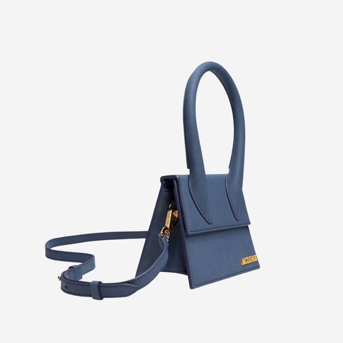 Jacquemus Le Chiquito Moyen Signature Handbag Dark Navy 상세 이미지 2