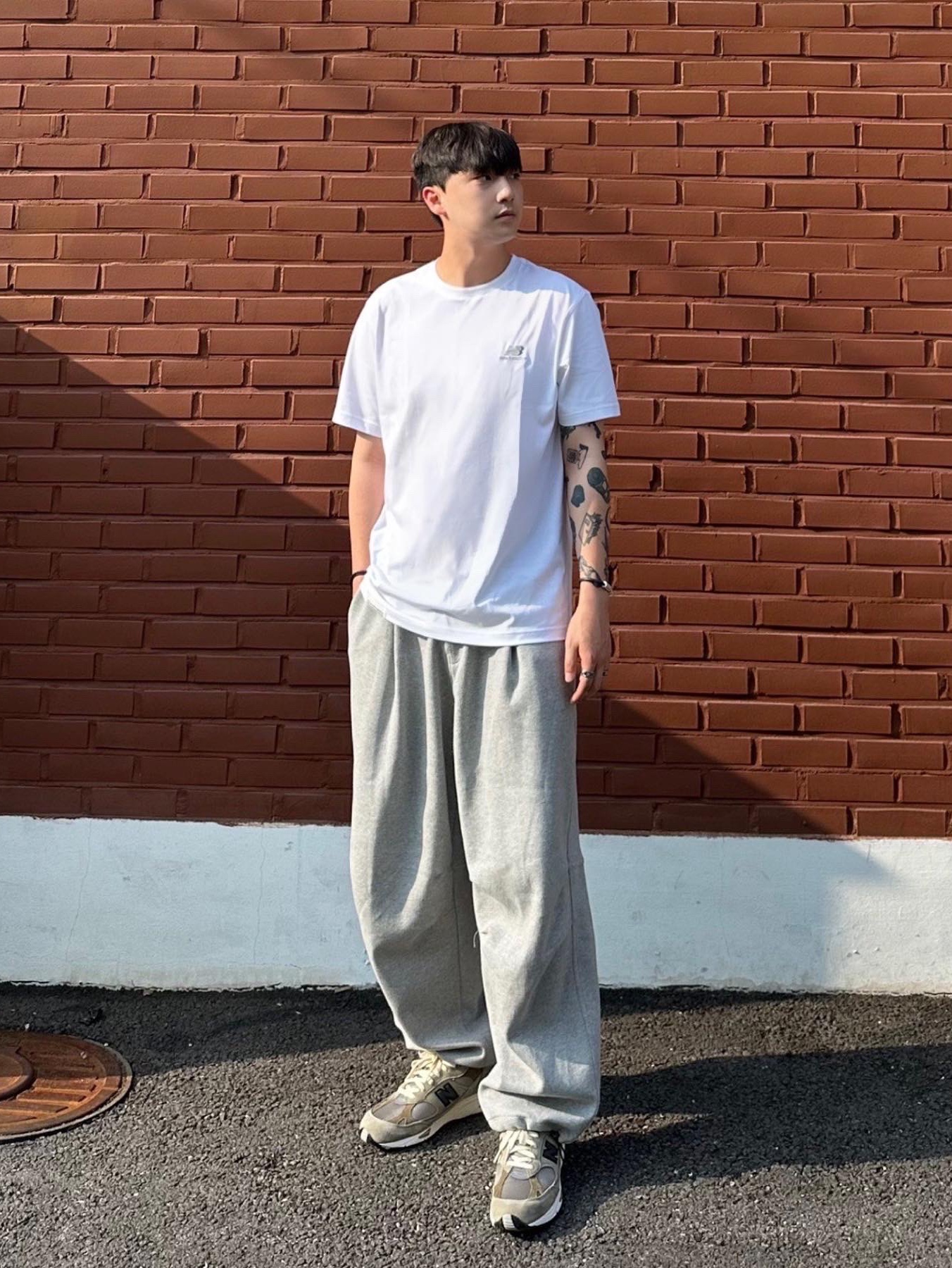 New Balance x JJJJound 991 Made in UK Grey 착용 스타일 - 1