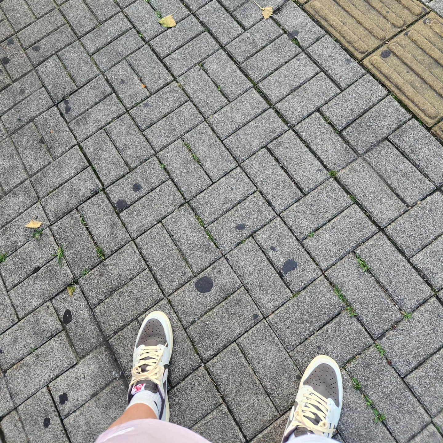 Jordan 1 x Travis Scott Retro Low OG SP Sail and Ridgerock 착용 스타일 - 2