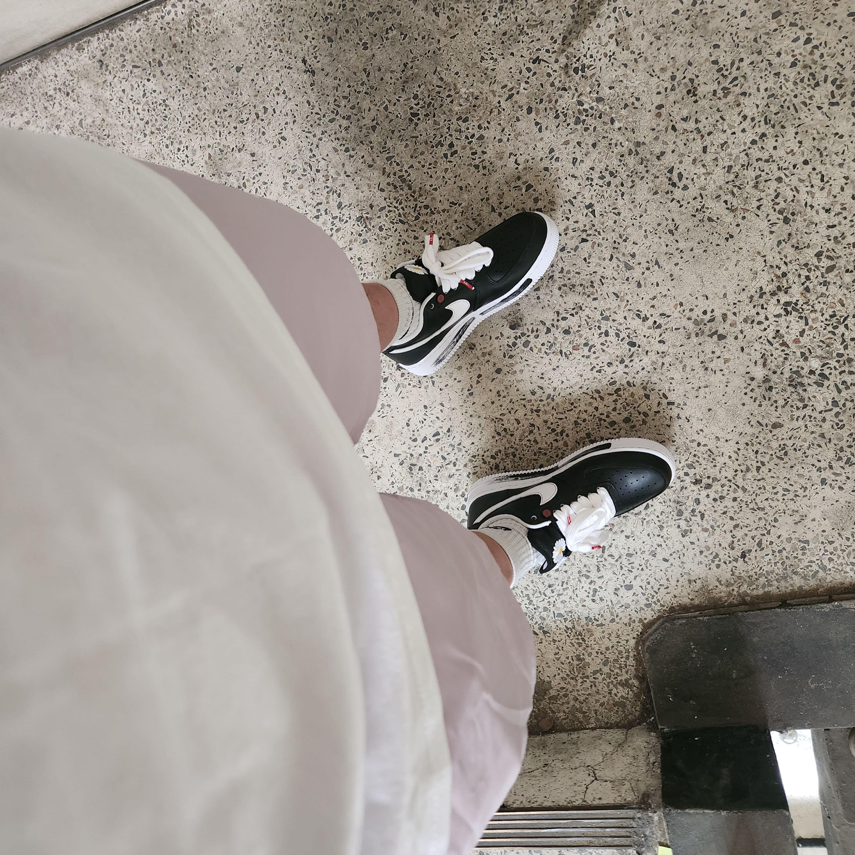 Nike x Peaceminusone Air Force 1 Low Para-Noise, Omega Seamaster 300M Co Axial Master Chronometer Steel Blue 착용 스타일 - 3