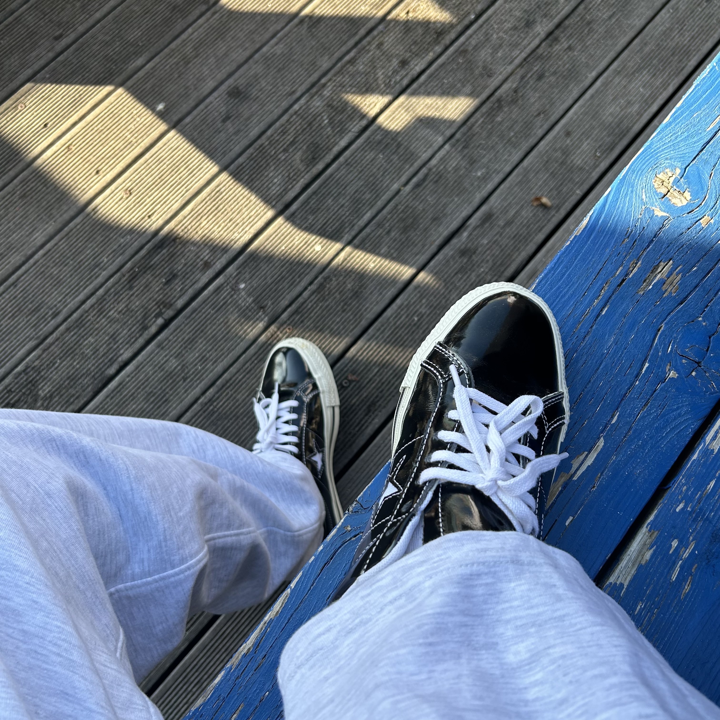Converse One Star Ox Black 착용 스타일 - 1