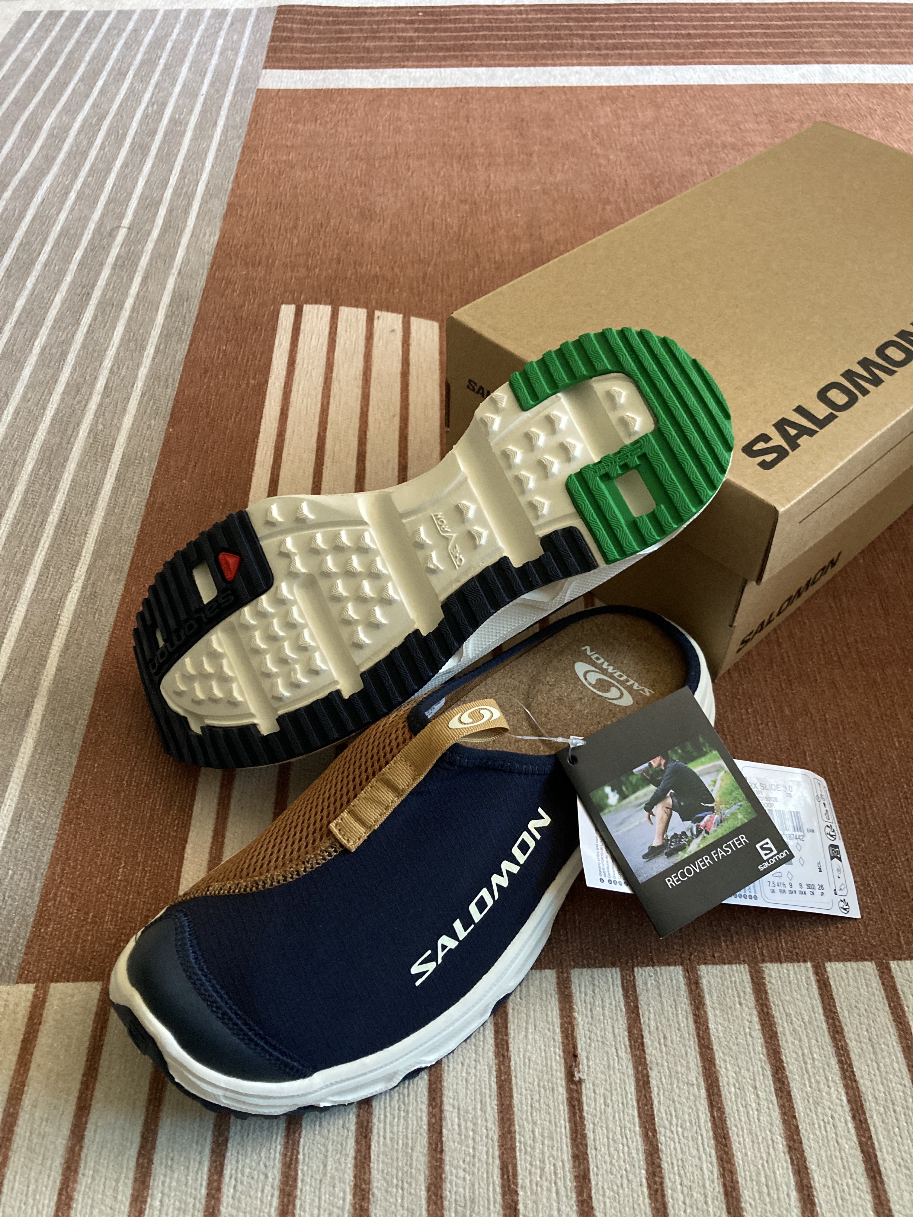 Salomon RX Slide 3.0 Dark Sapphire 착용 스타일