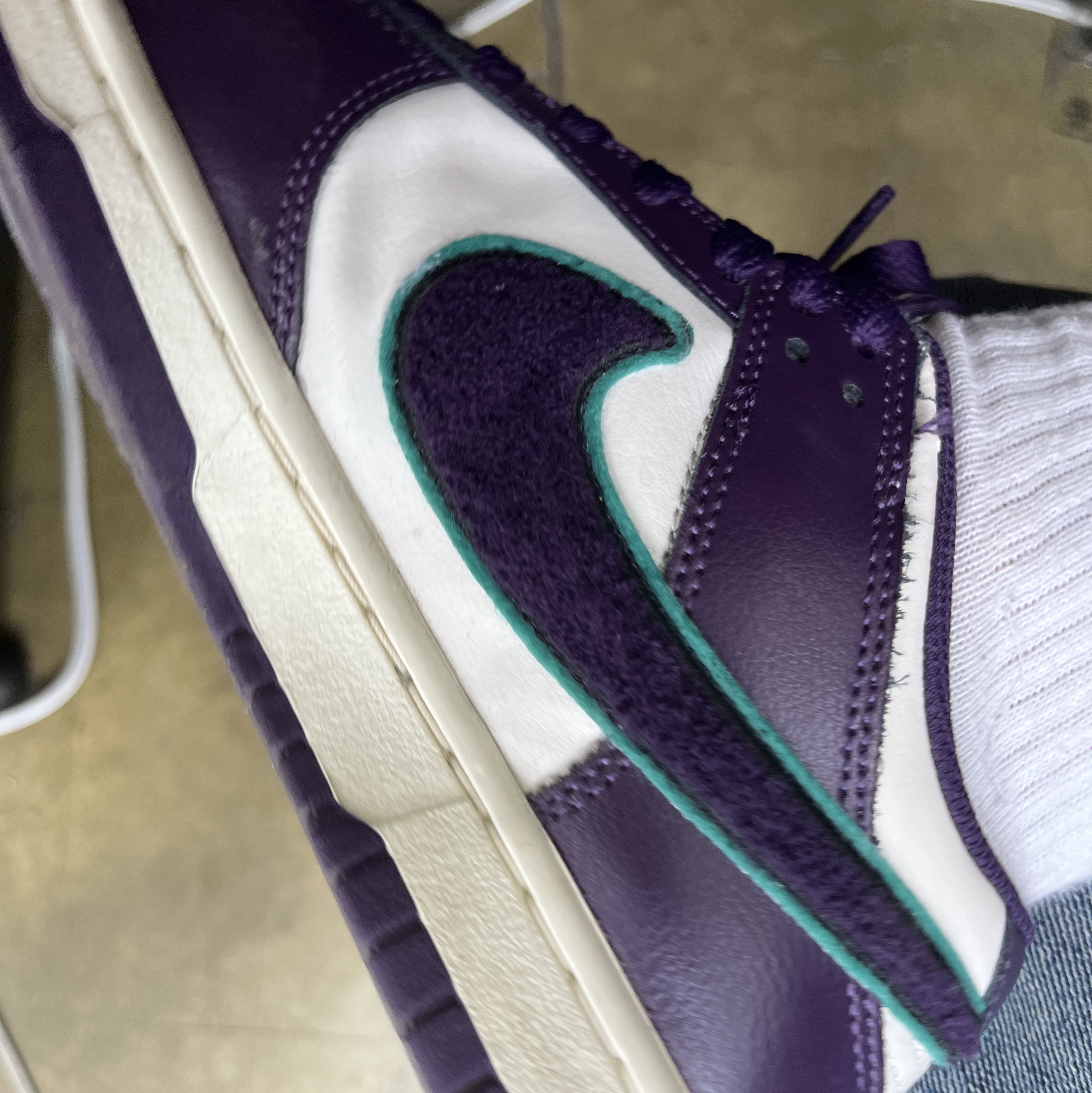 Nike Dunk Low Grand Purple 착용 스타일