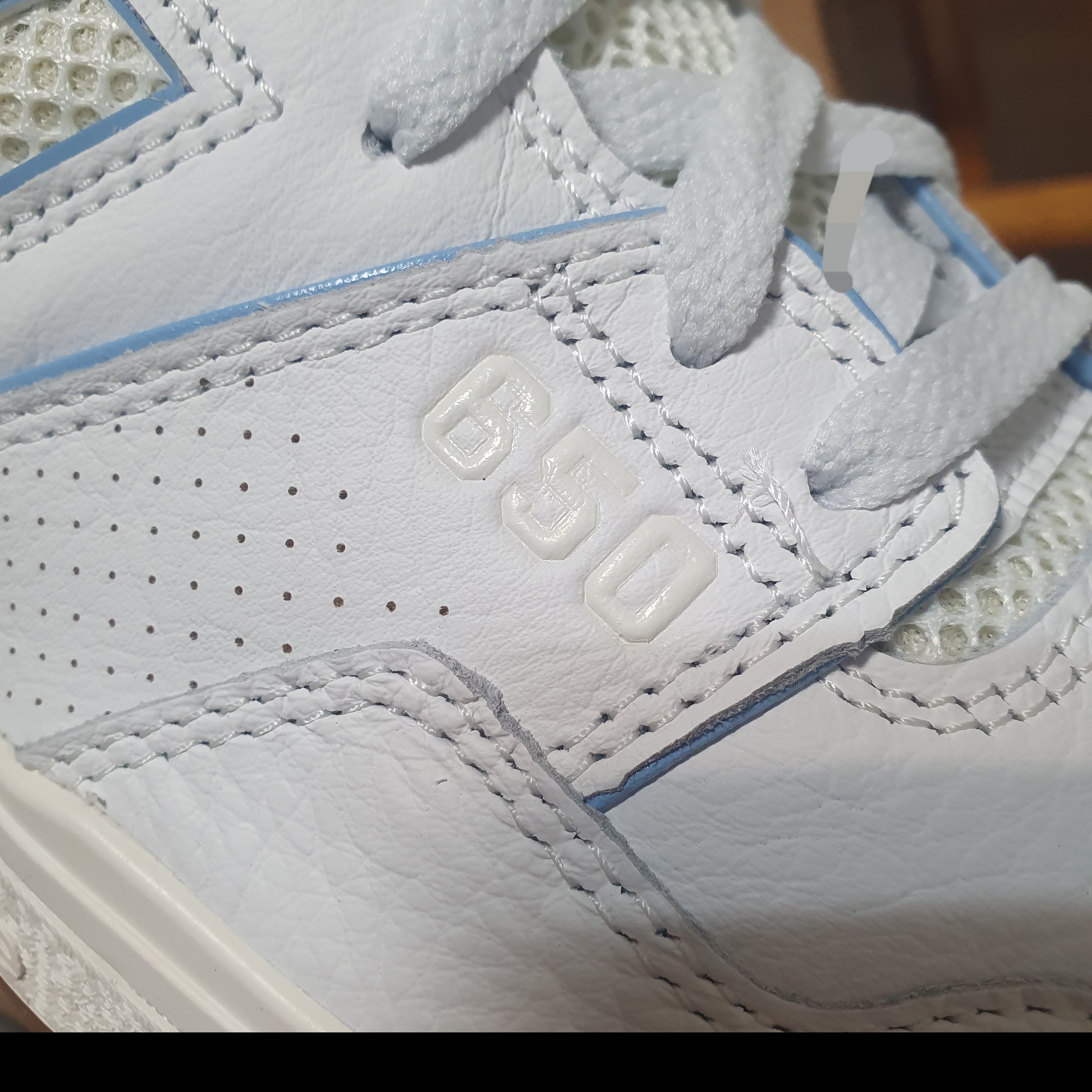 New Balance x Aime Leon Dore 650R White Blue 착용 스타일 - 2