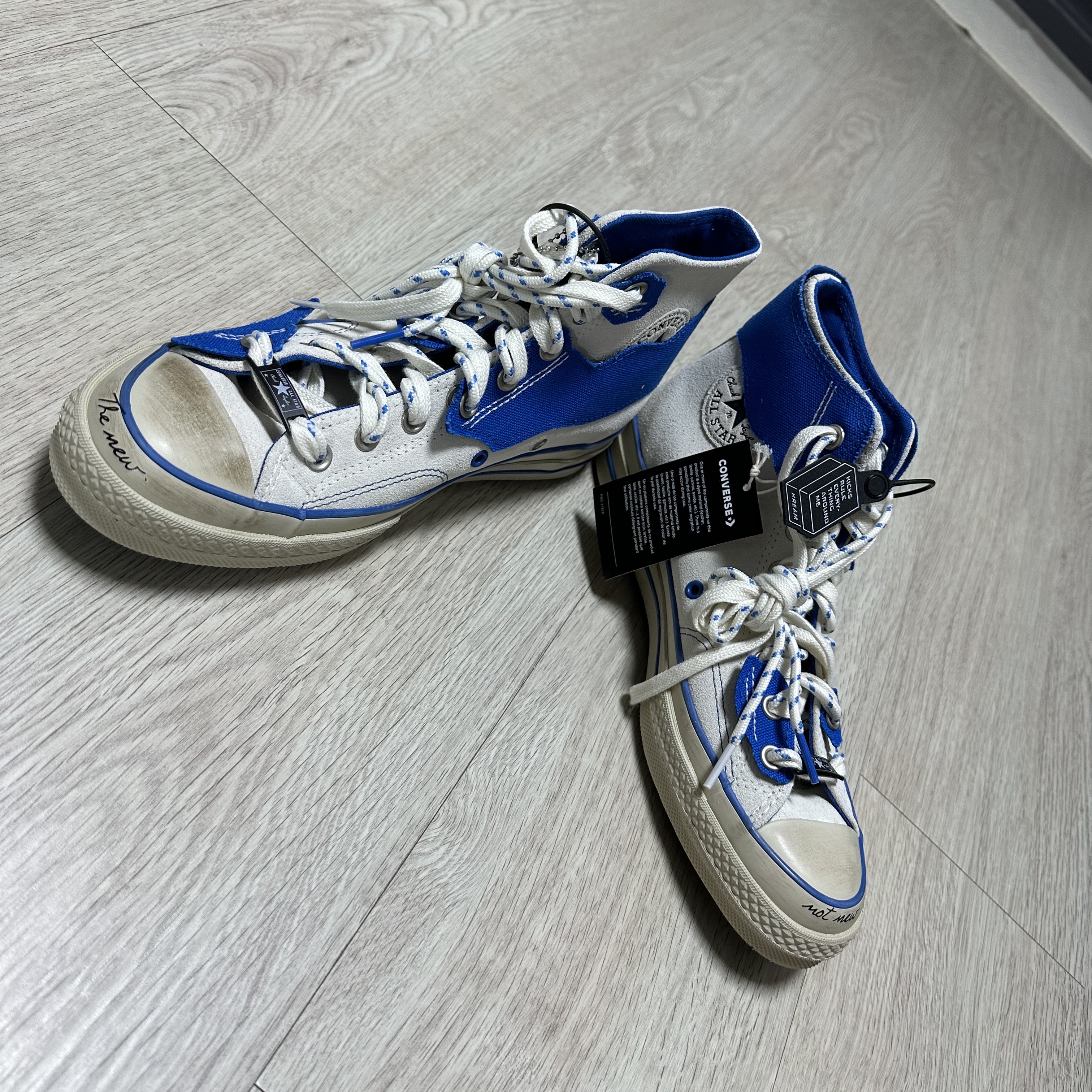 Converse x Ader Error Chuck 70 High White 착용 스타일 - 2