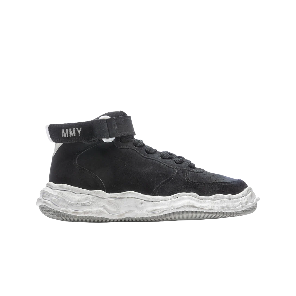 메종 미하라 야스히로 웨인 OG 솔 캔버스 하이탑 스니커즈 블랙(Maison Mihara Yasuhiro Wayne OG Sole High-top Sneakers Black) - 1