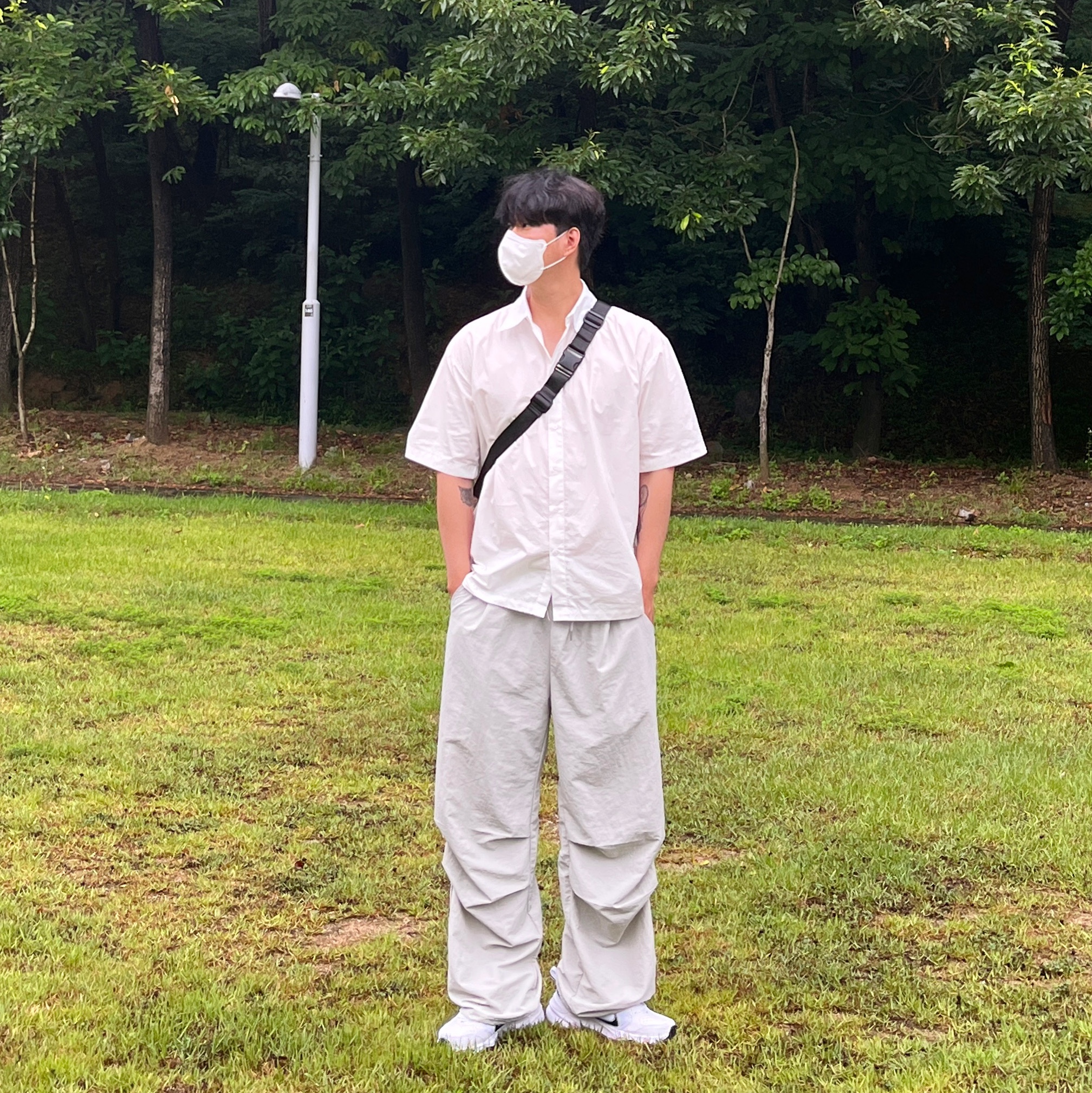 Nike Defy All Day White 착용 스타일