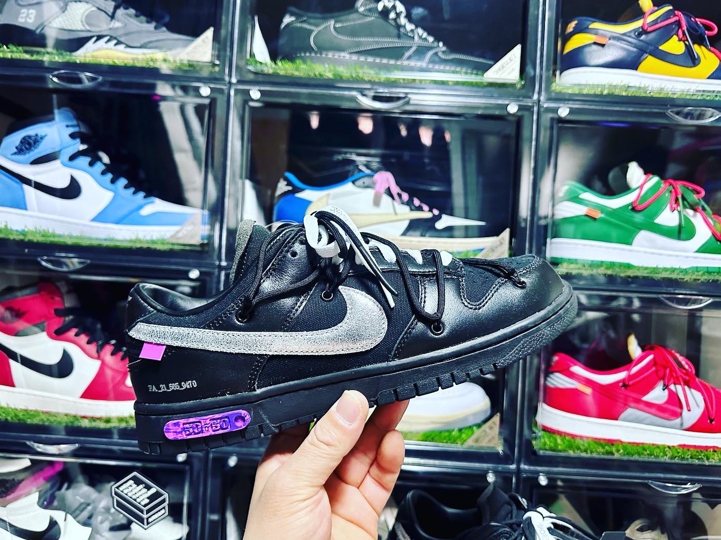 Nike x Off-White Dunk Low The 50 - Lot 50 착용 스타일 - 1