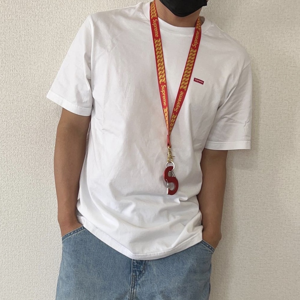 Supreme Small Box T-Shirt White 착용 스타일