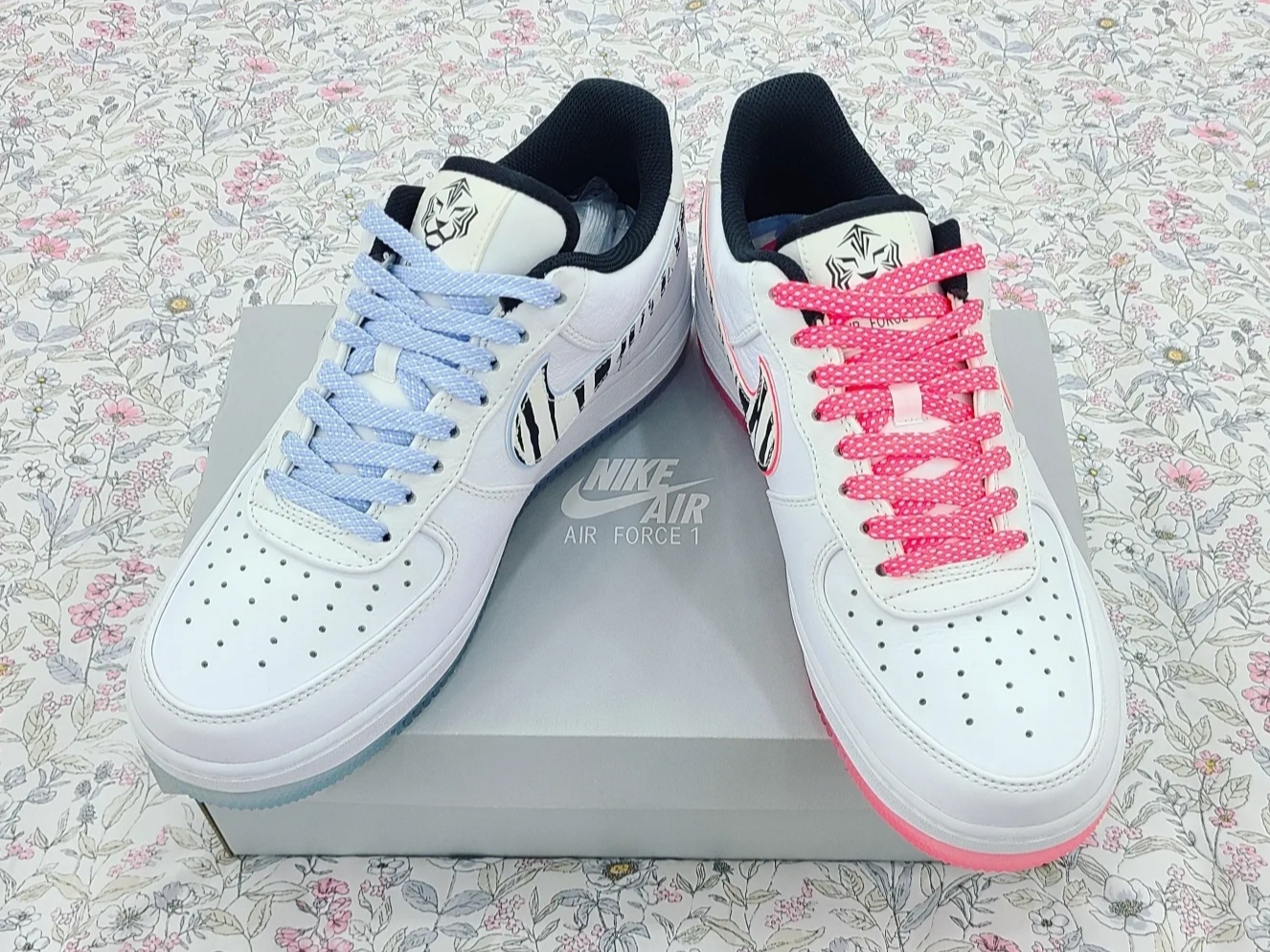 Nike Air Force 1 Low White Tiger South Korea 2020 착용 스타일 - 3