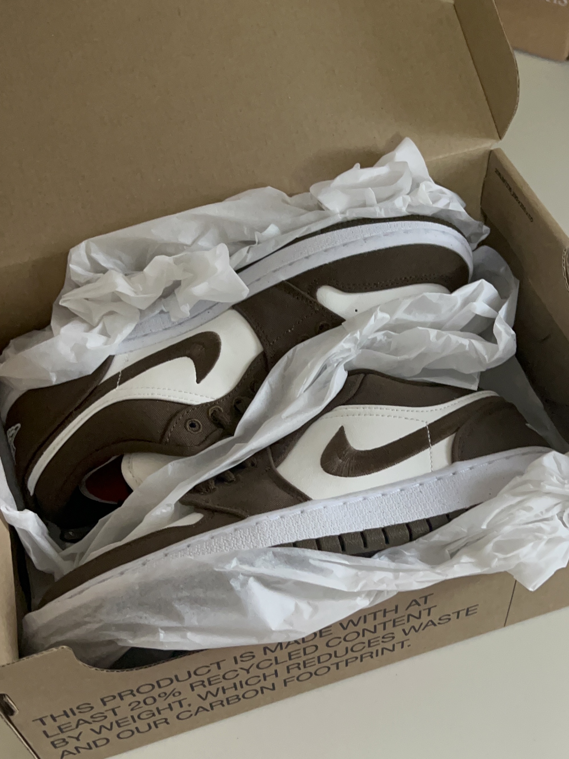 (W) Jordan 1 Low SE Light Olive 착용 스타일 - 1