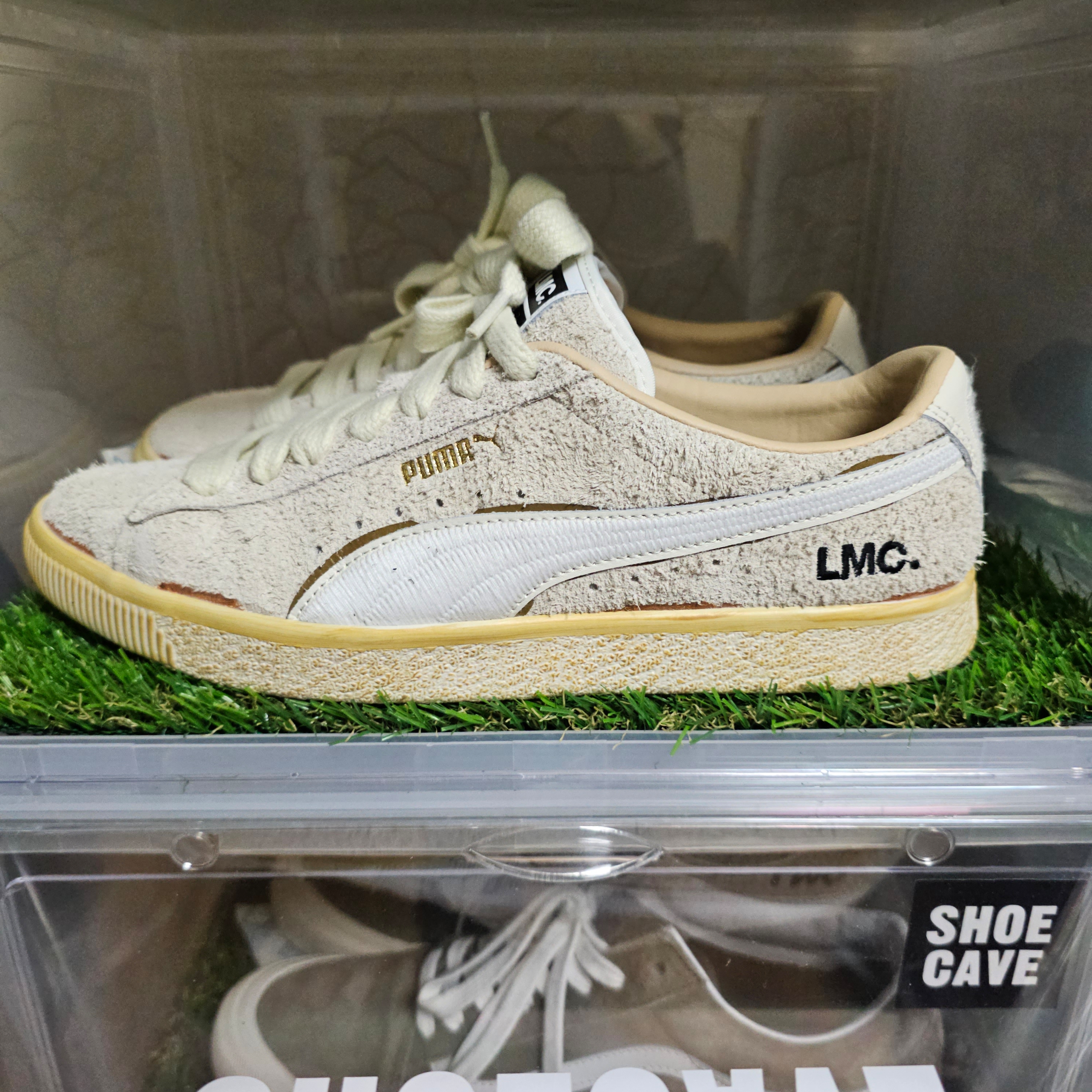 Puma x LMC Suede VTG Frosted Ivory, Vans Old Skool 36 DX Anaheim Factory Pig Suede Brown White 착용 스타일 - 1
