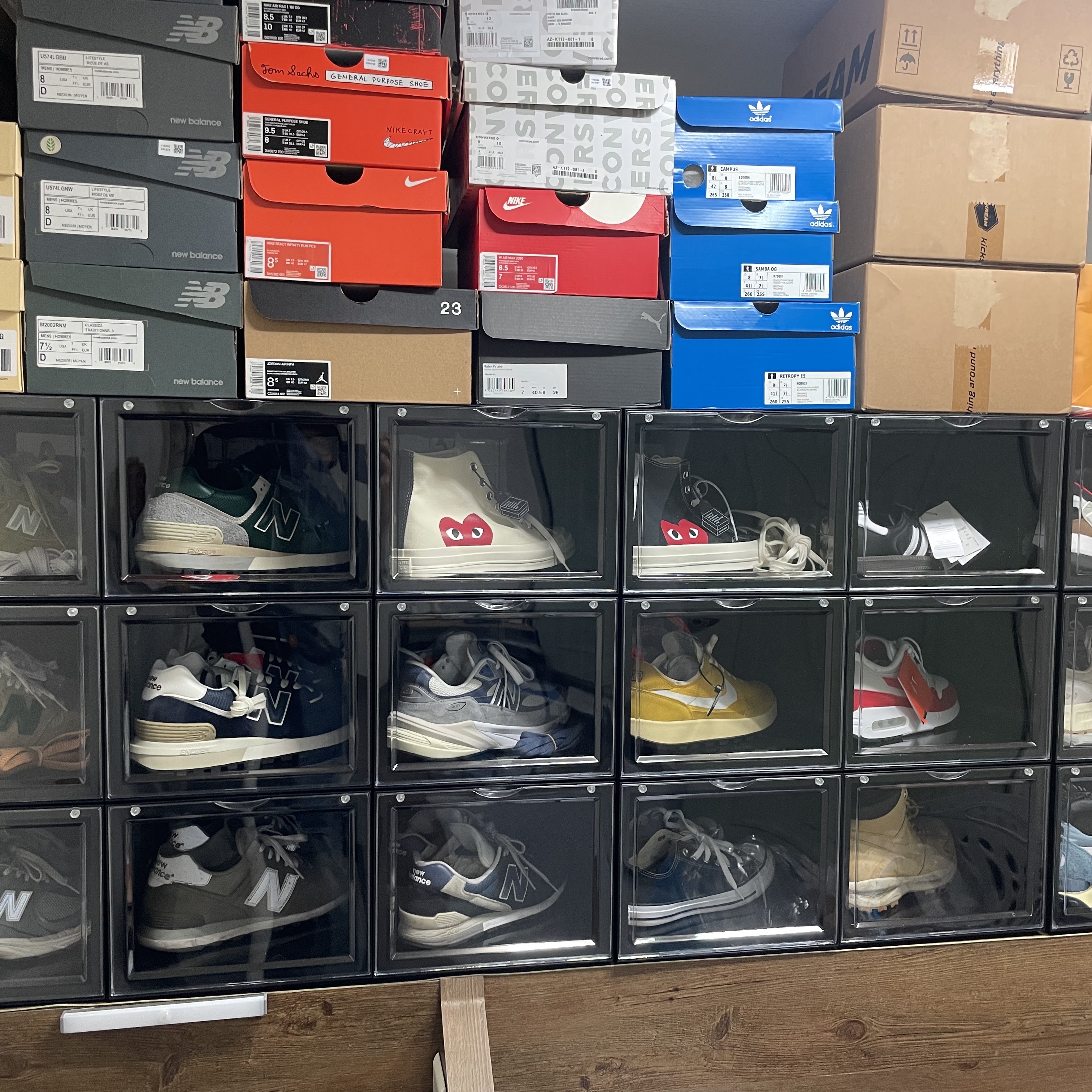 New Balance 990v6 Made in USA Gray Suede, Nike x Tom Sachs General Purpose Shoe Archive 착용 스타일
