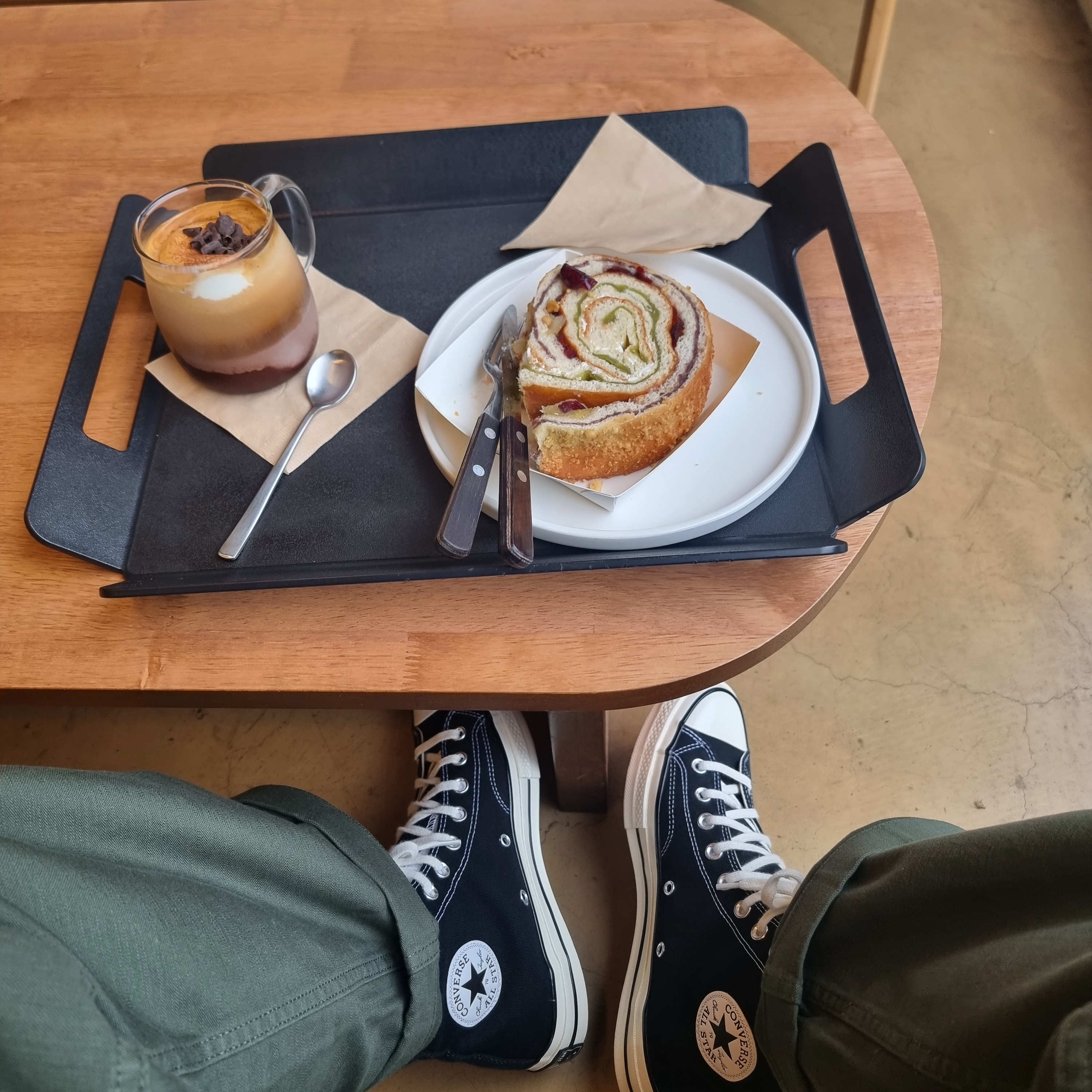 Converse Chuck 70 Hi Black 착용 스타일