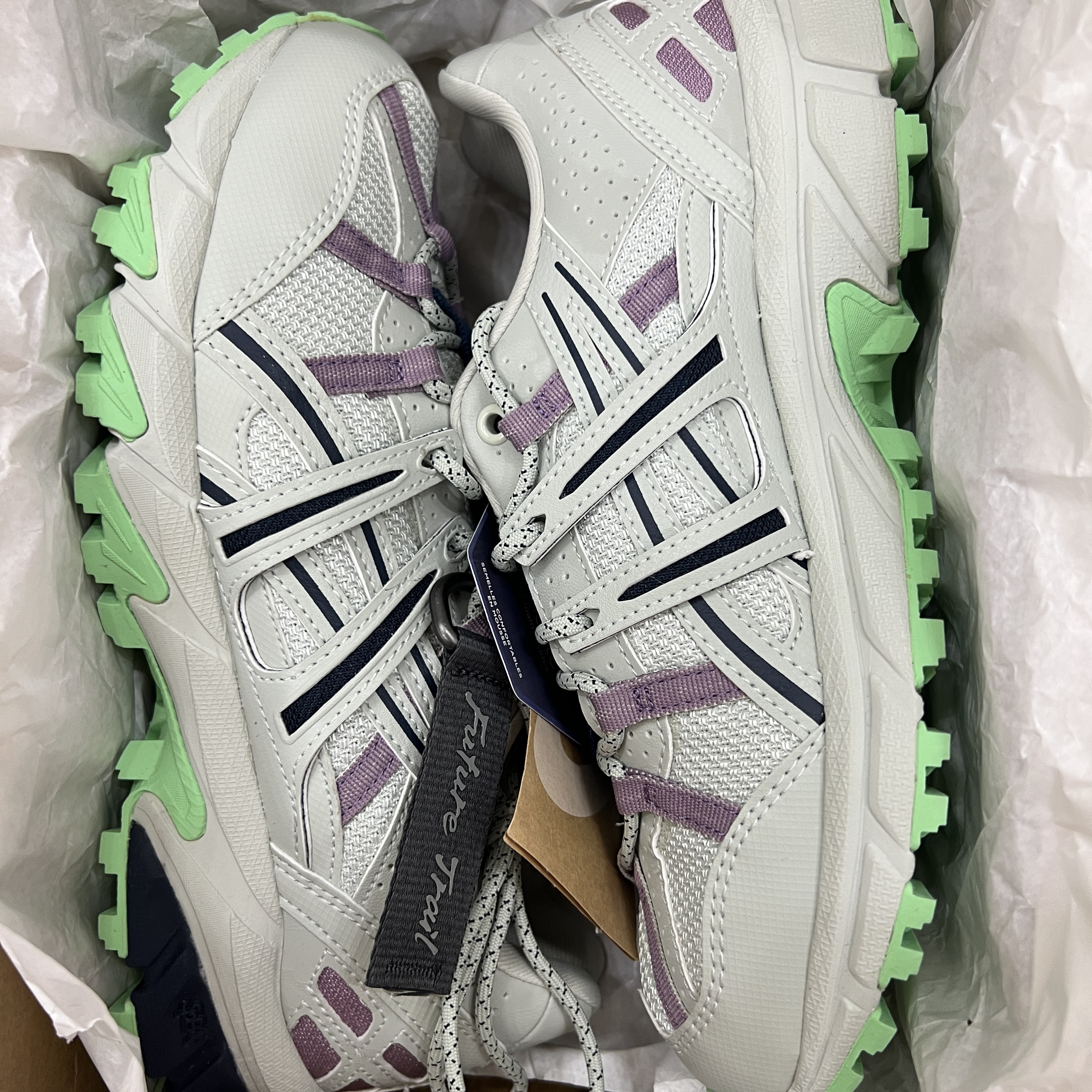Asics Gel-Sonoma 15-50 Light Sage French Blue 착용 스타일 - 1