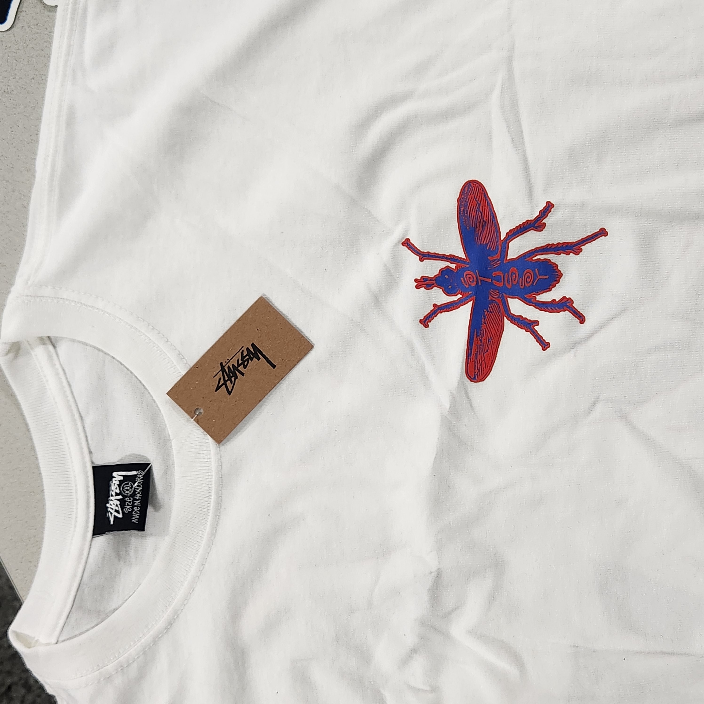 Stussy Housefly T-Shirt White, Stussy Housefly T-Shirt Black 착용 스타일 - 4
