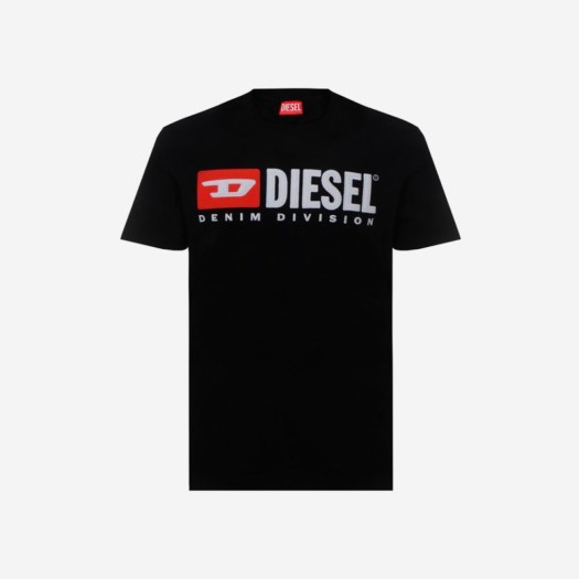 디젤 T-디에고르-디브 티셔츠 블랙