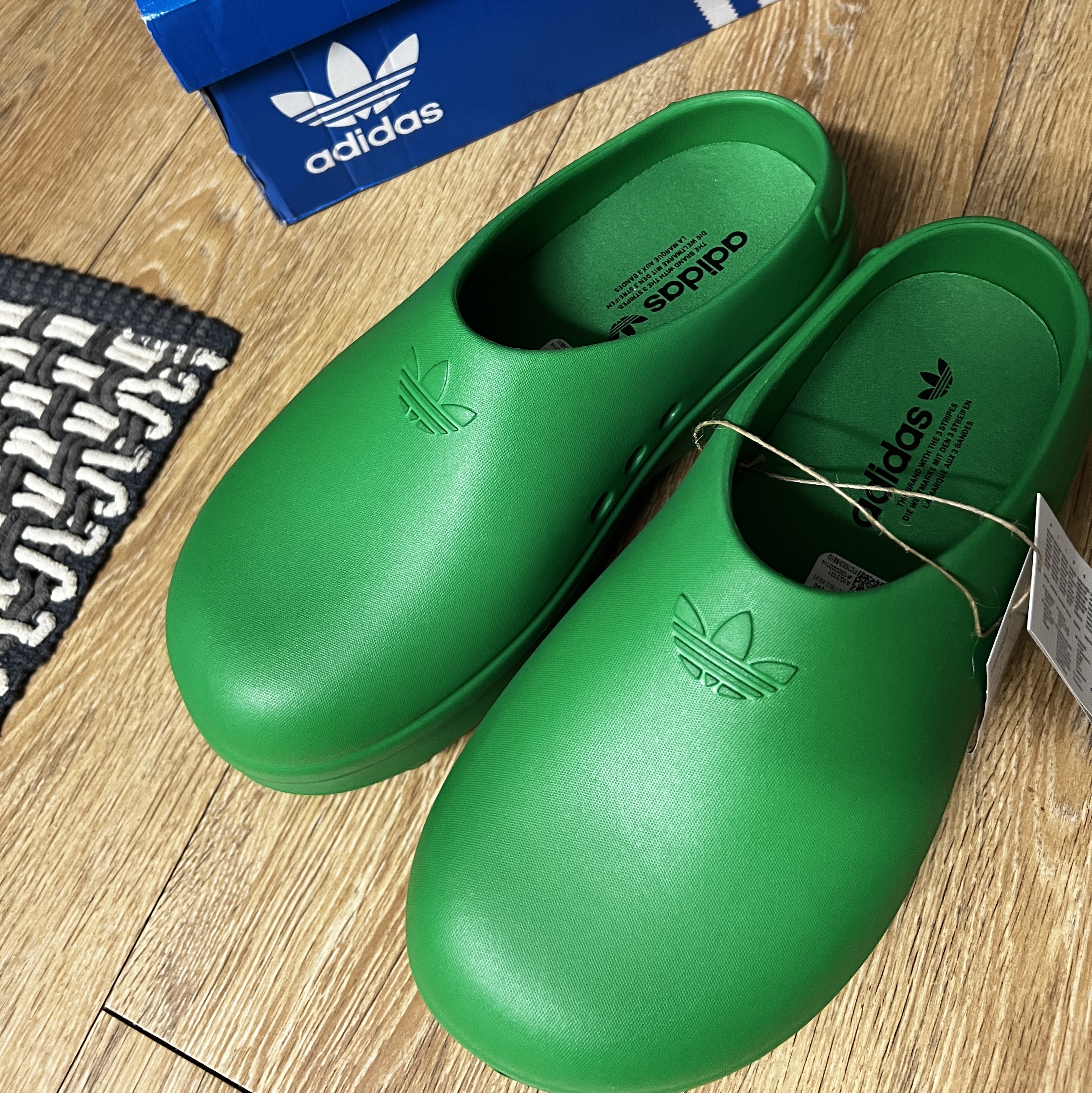 (W) Adidas Adifom Stan Smith Mule Green 착용 스타일