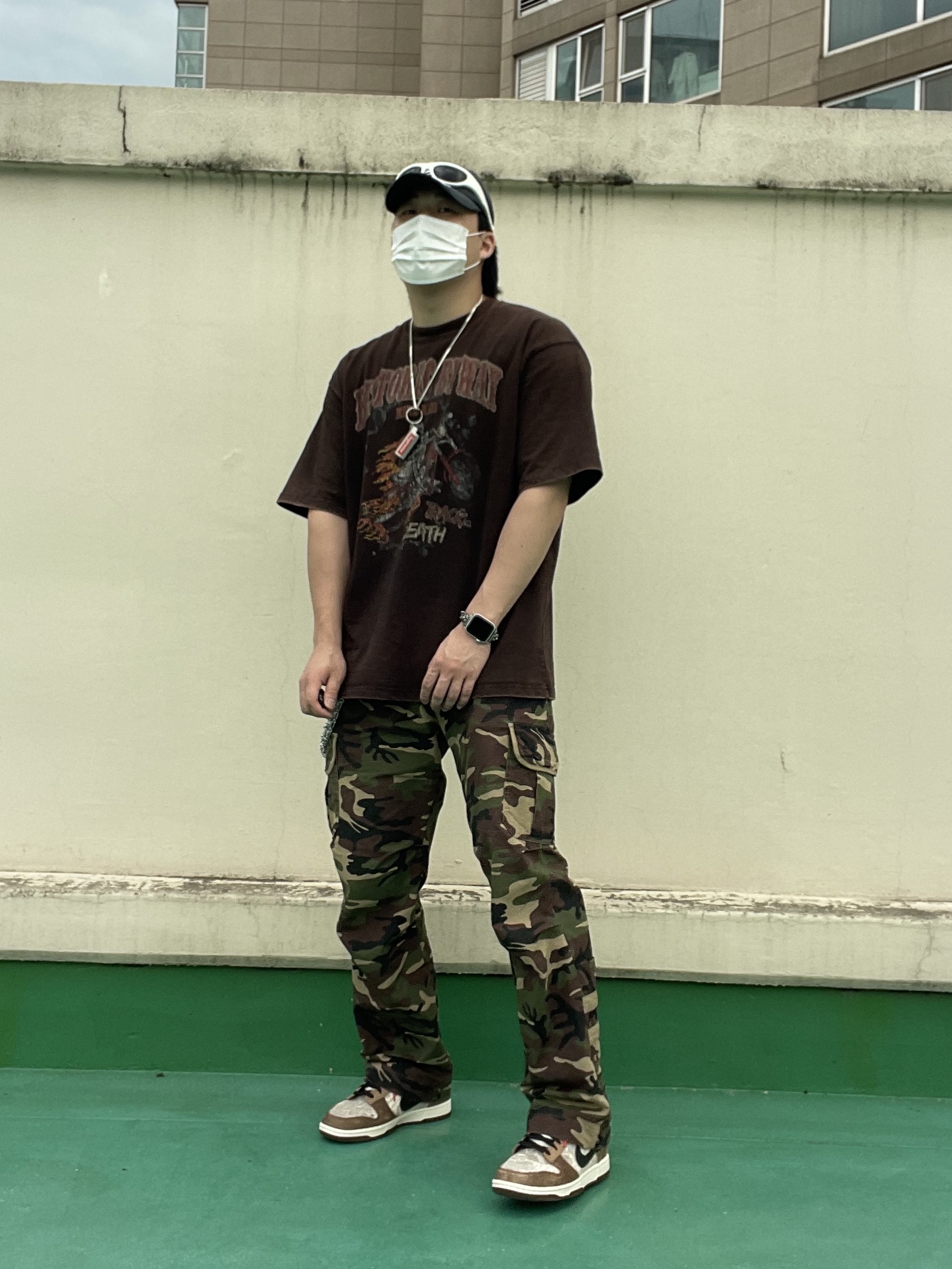 Nike Dunk Low PRM Head to Head, Supreme Metal Lighter Holster - 19SS 착용 스타일 - 4