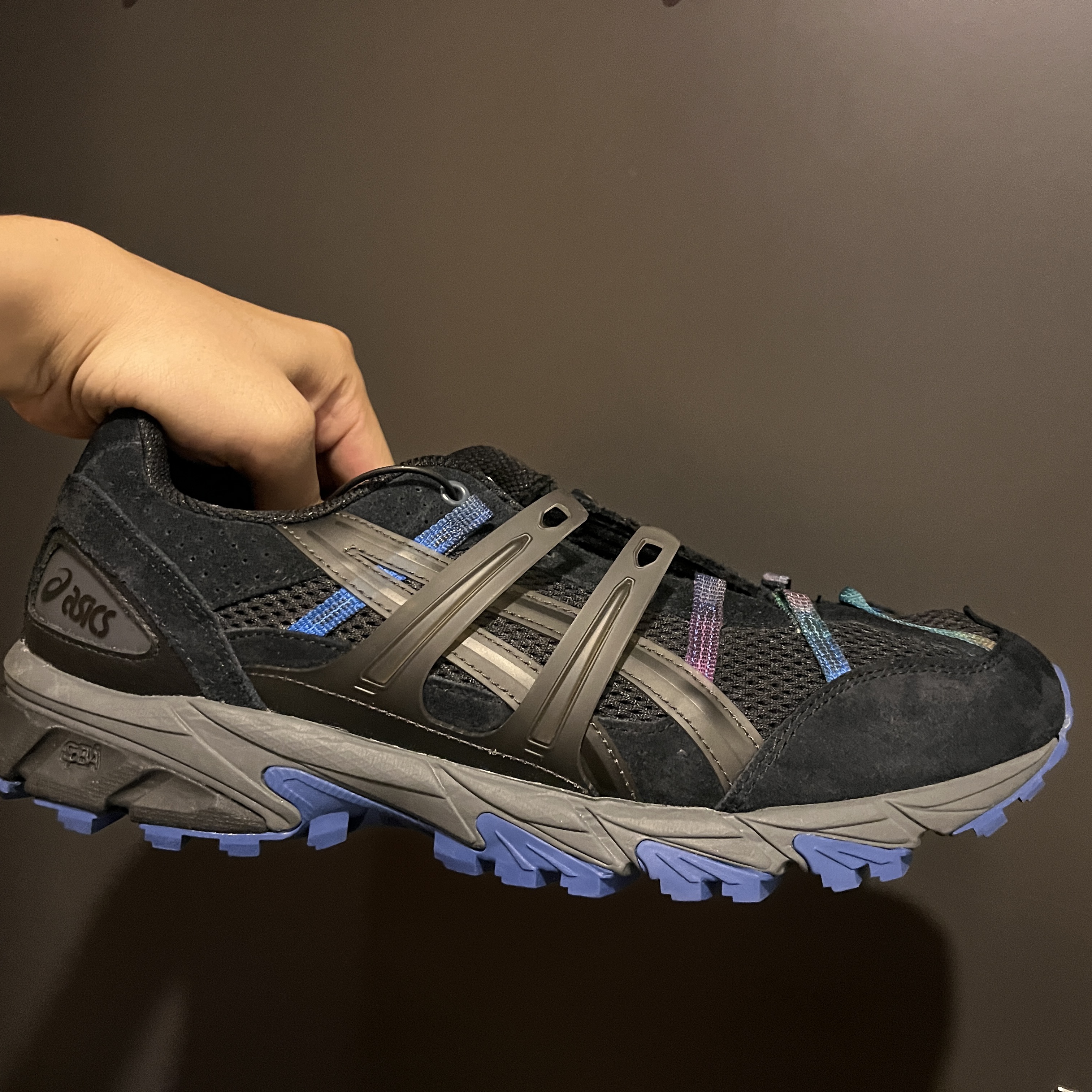 Asics x A.P.C. Gel-Sonoma 15-50 Black 착용 스타일 - 1