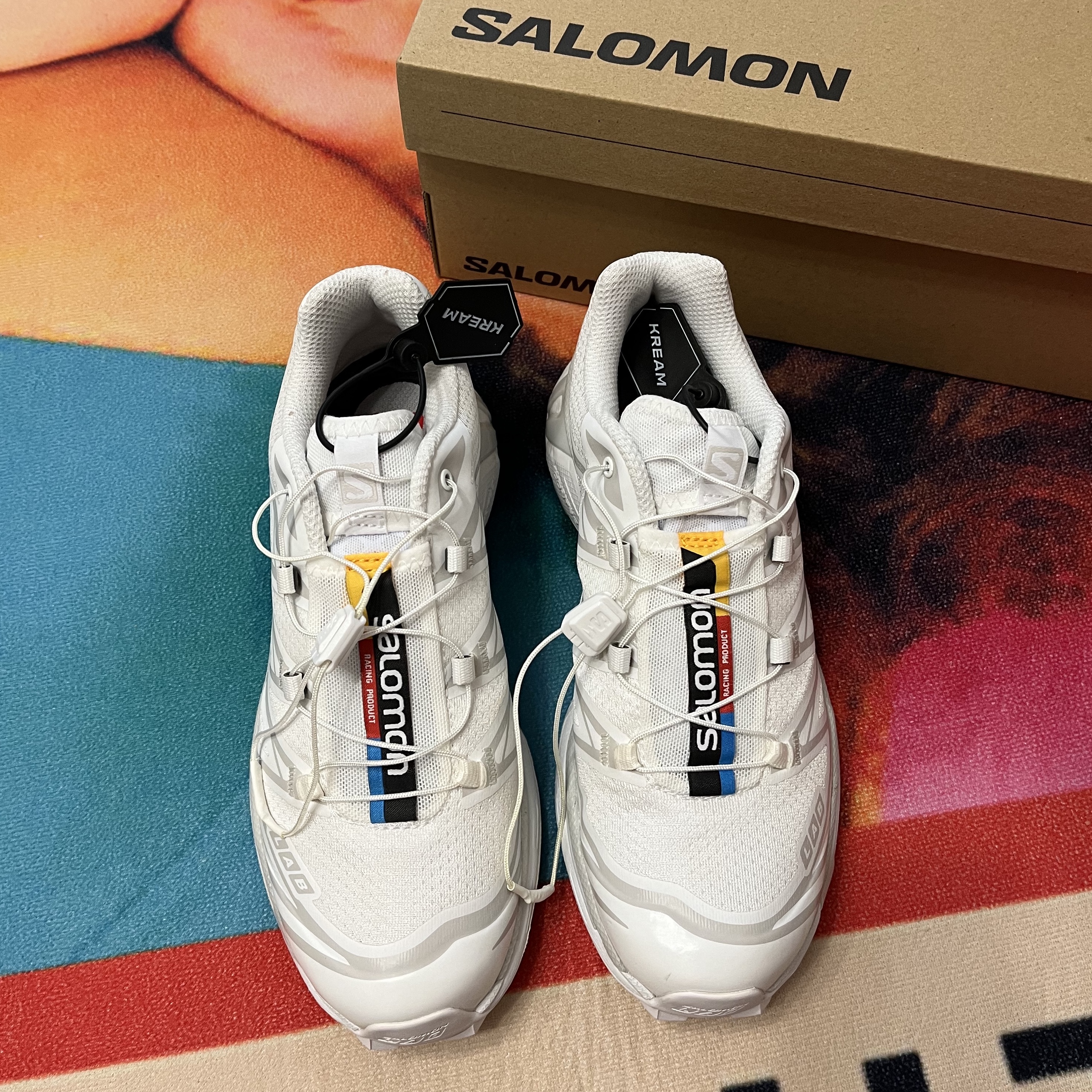 Salomon XT-6 ADV White 착용 스타일
