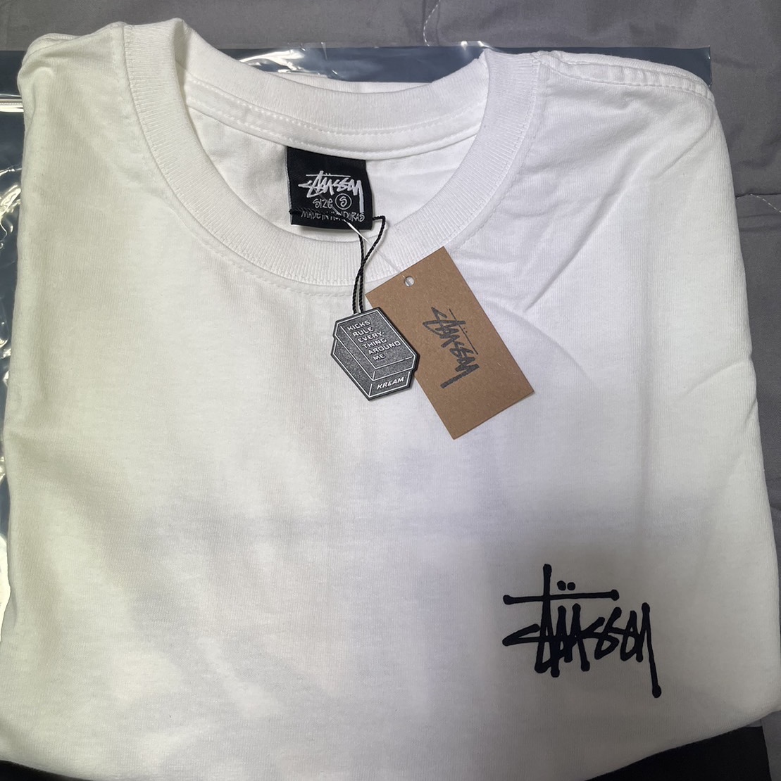 Stussy Basic Stussy T-Shirt White 2023 착용 스타일