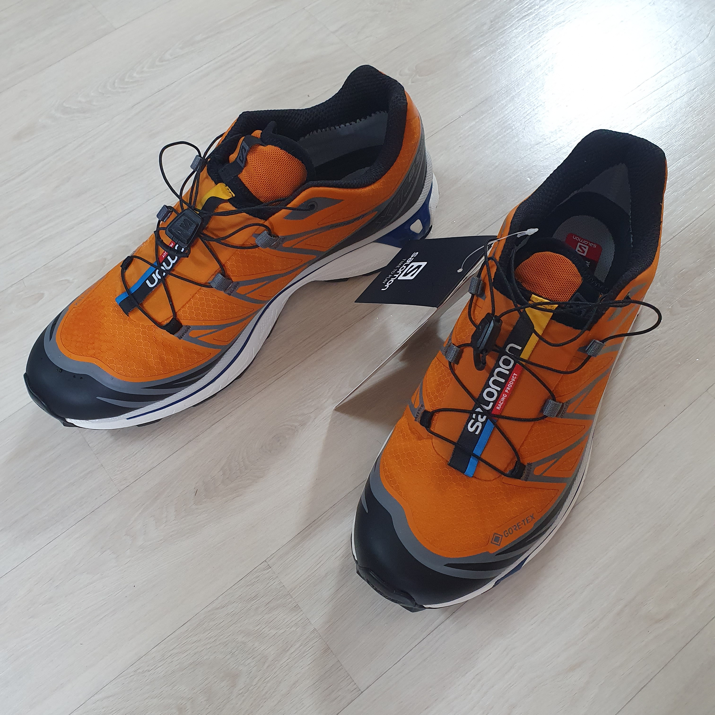 Salomon XT-6 Gore-Tex Utility Marmalade 착용 스타일
