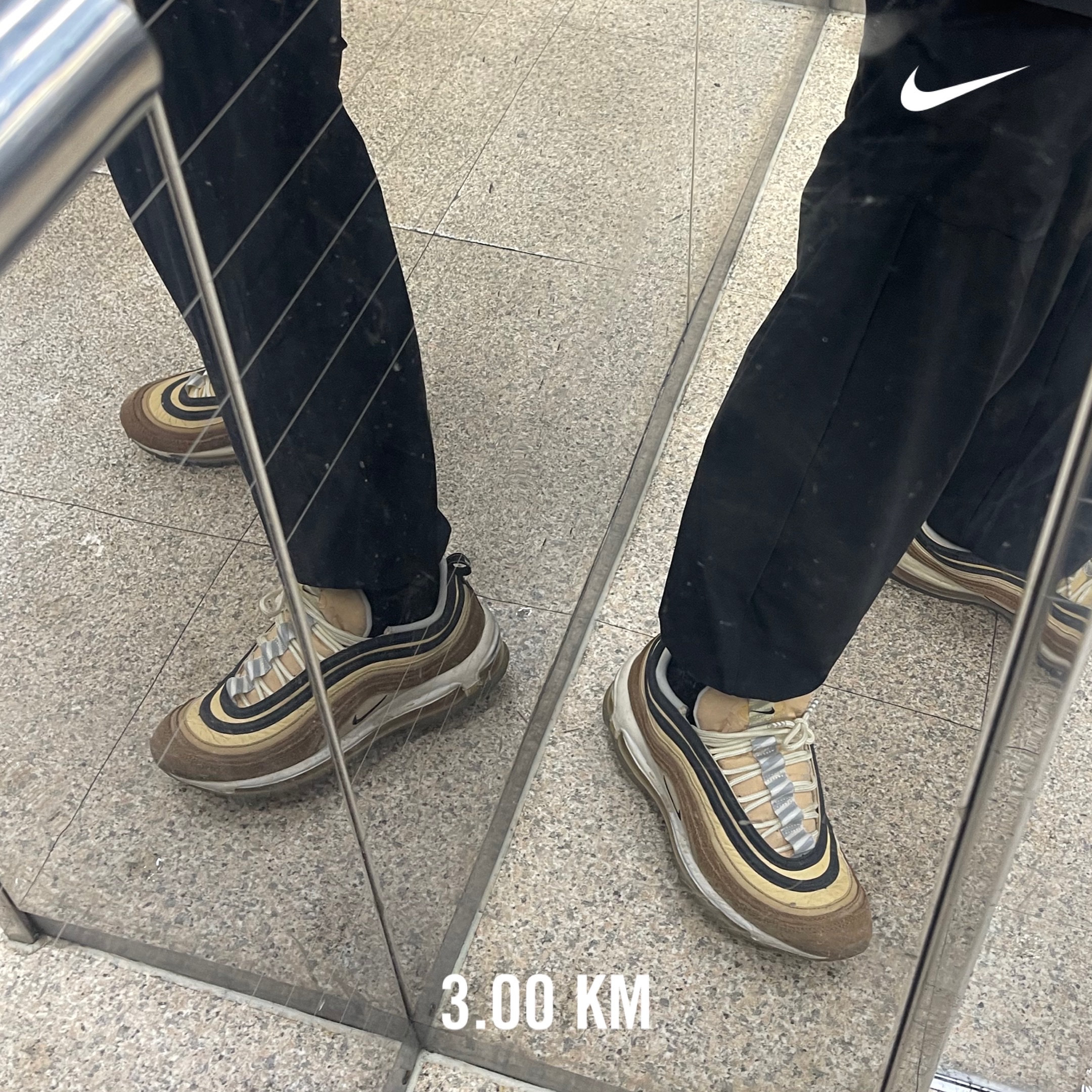Nike Air Max 97 Shipping Box Ale Brown 착용 스타일