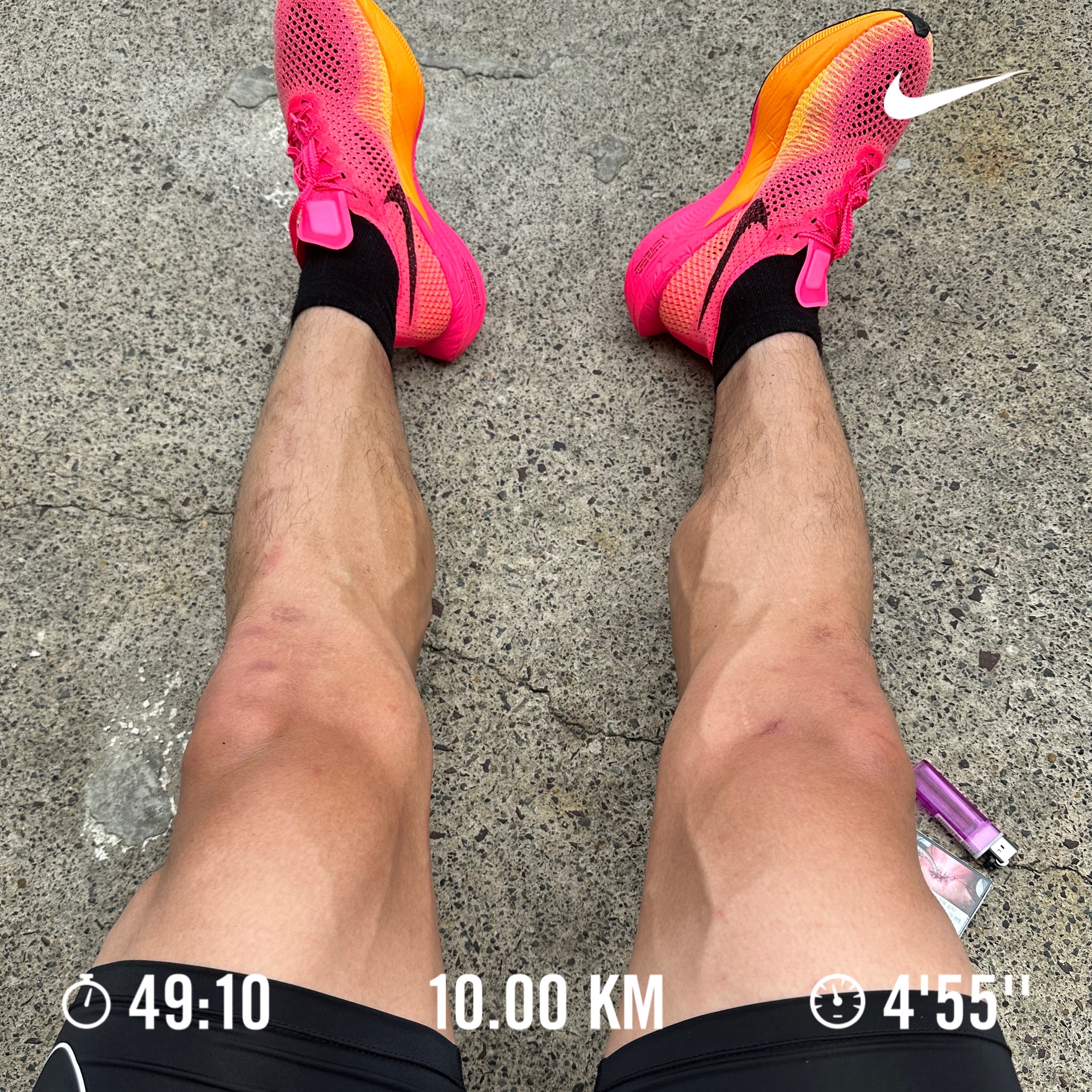 Nike ZoomX Vaporfly Next% 3 Hyper Pink 착용 스타일