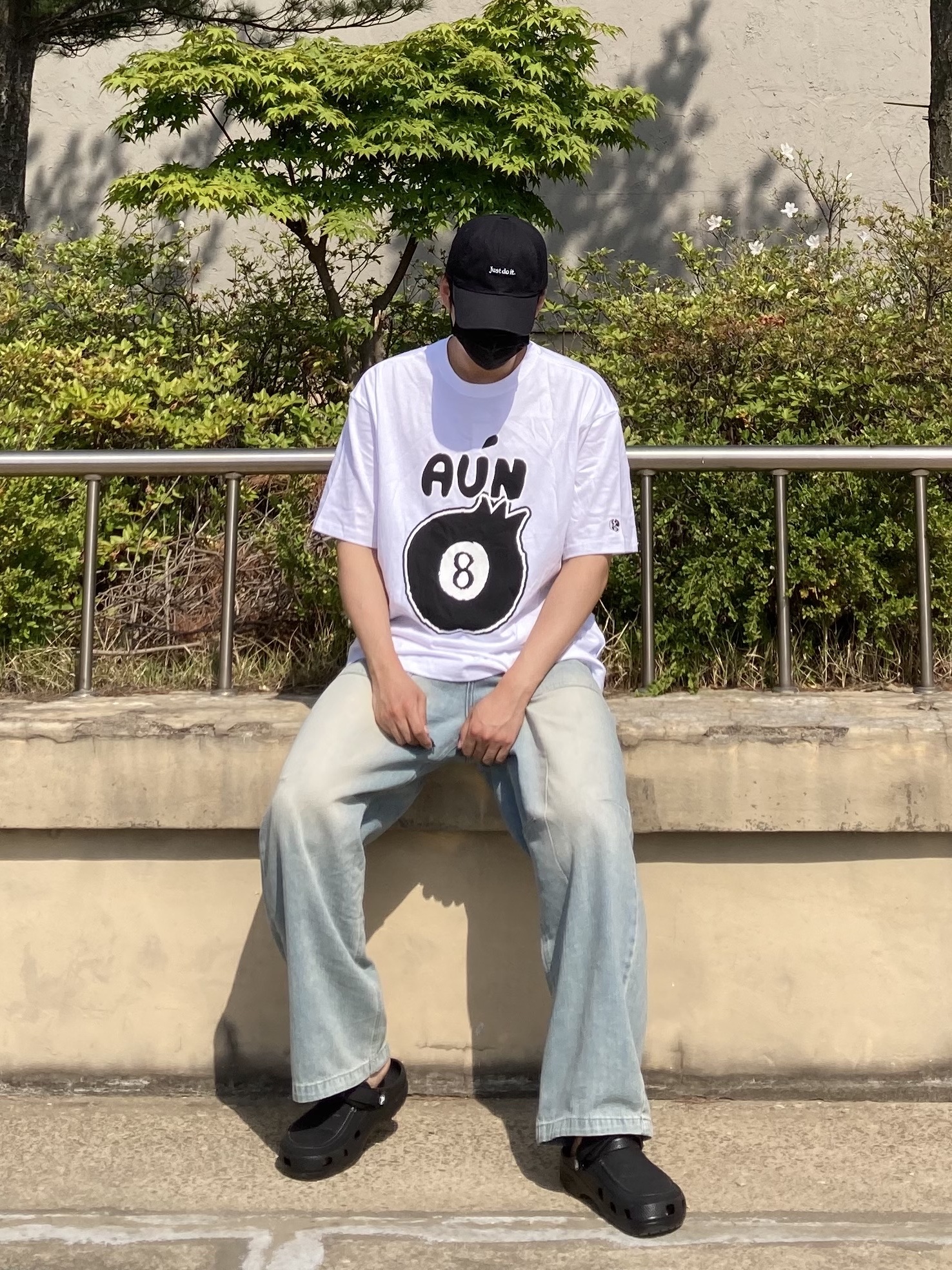 Nike Heritage 86 Just Do It Cap Black 착용 스타일