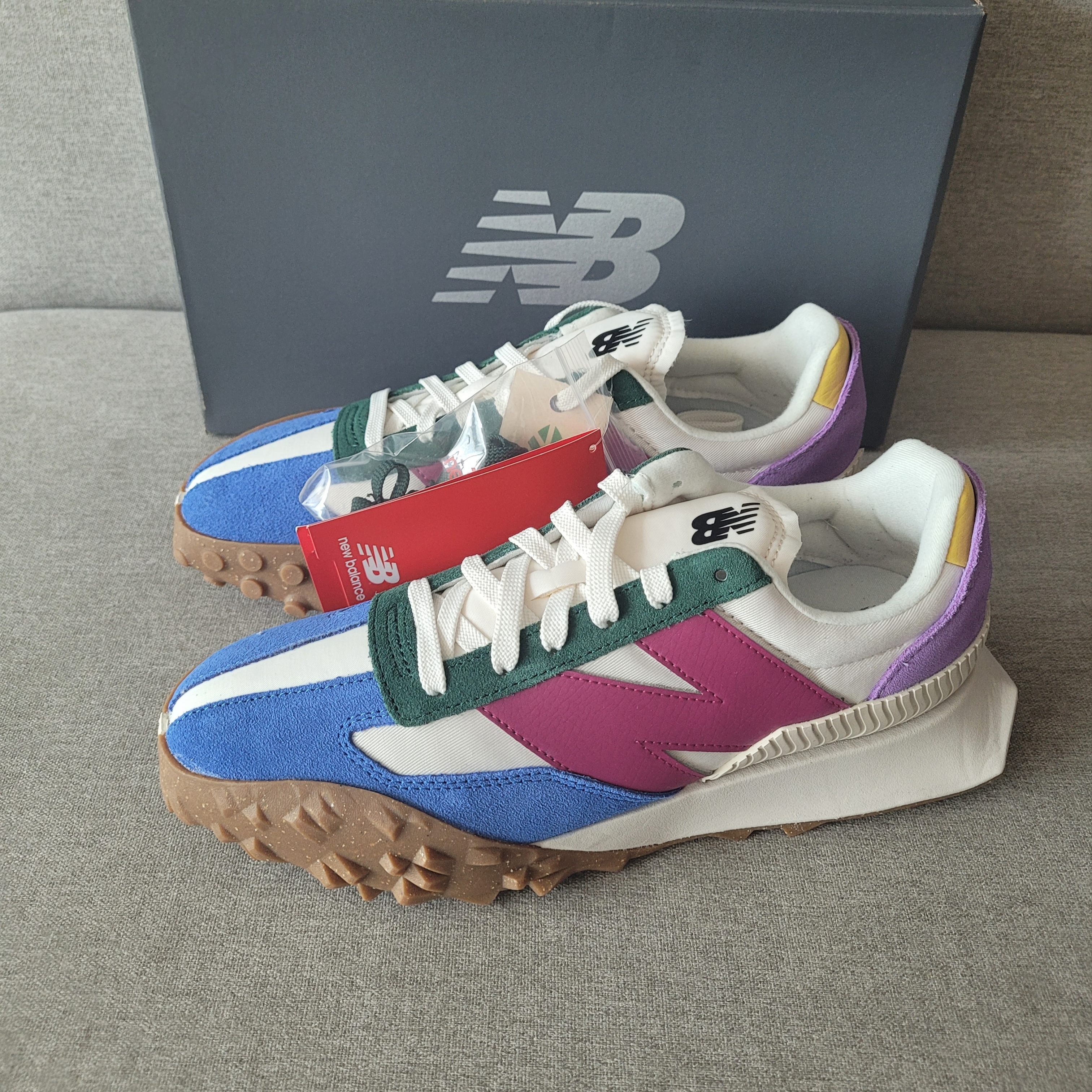 New Balance XC-72 Cobalt Cosmic Orchid 착용 스타일