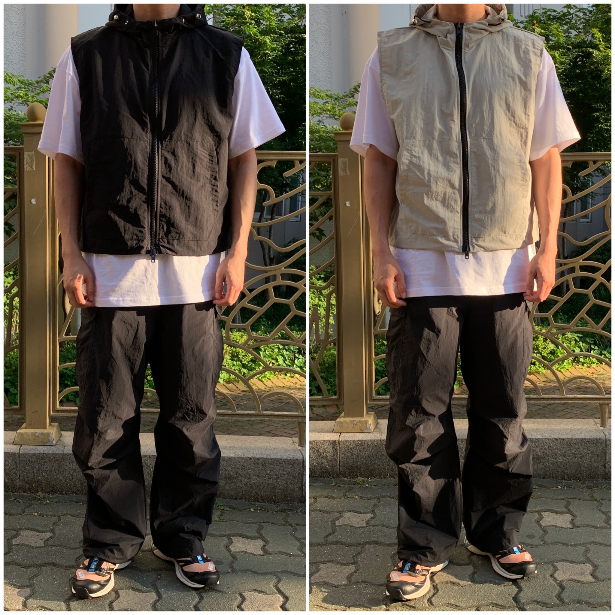 Salomon XT-4 Tobacco Brown 착용 스타일