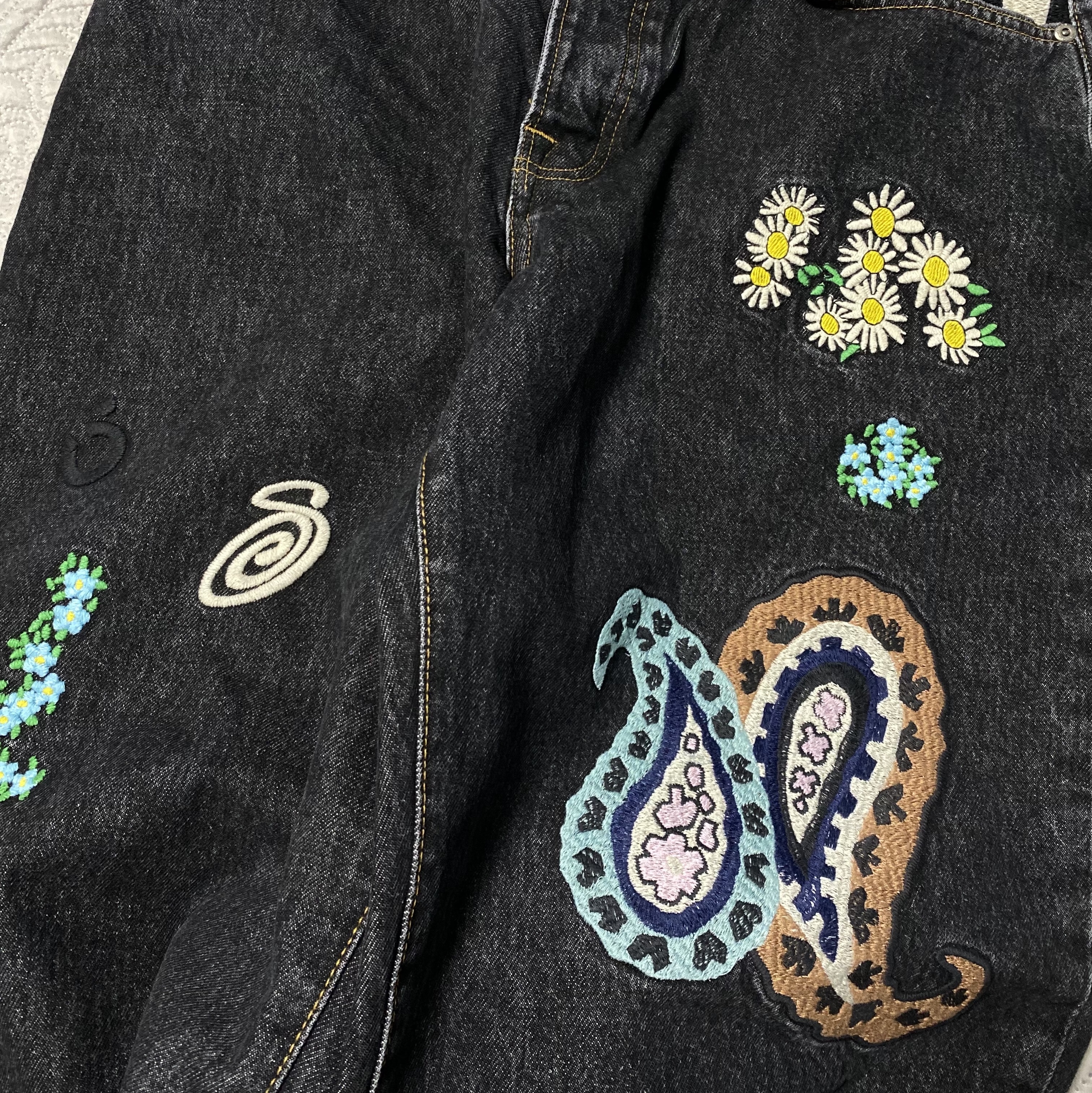 Stussy x Noma t.d. Big OL' Jean Washed Black 착용 스타일