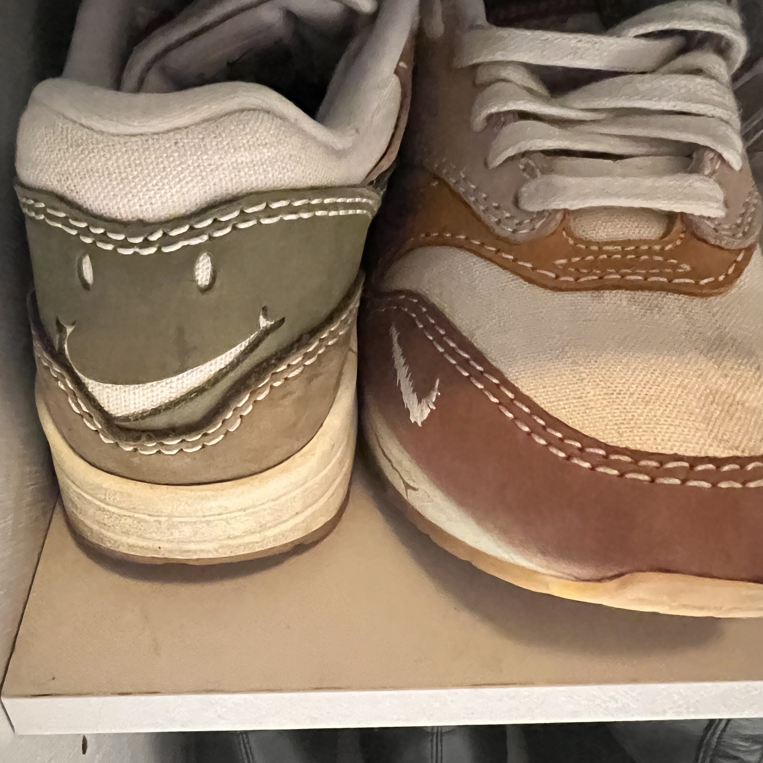 (W) Nike Air Max 1 Premium Wabisabi 착용 스타일