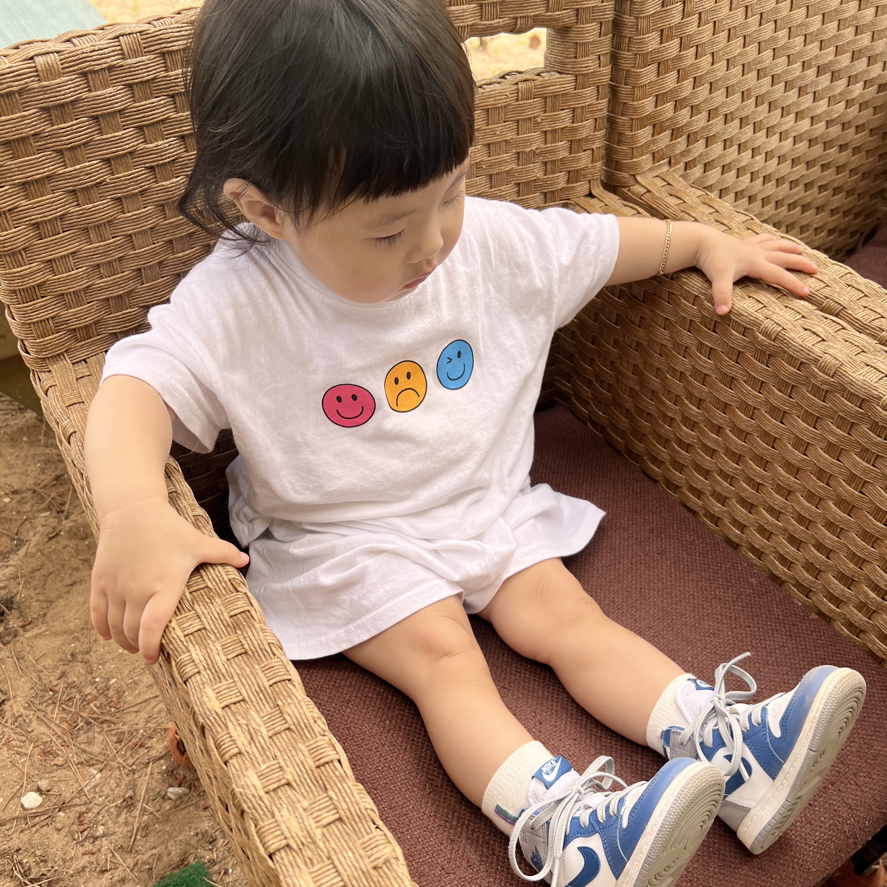 (TD) Jordan 1 Retro High OG True Blue 착용 스타일 - 2