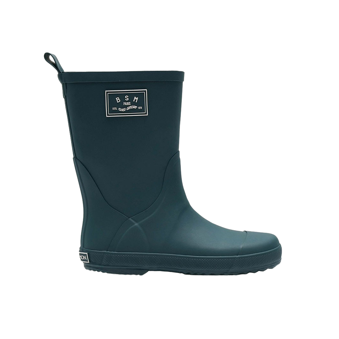 (W) 벤시몽 BSM 레인 부츠 미드 포레스트 그린((W) Bensimon BSM Rain Boots Mid Forest Green)